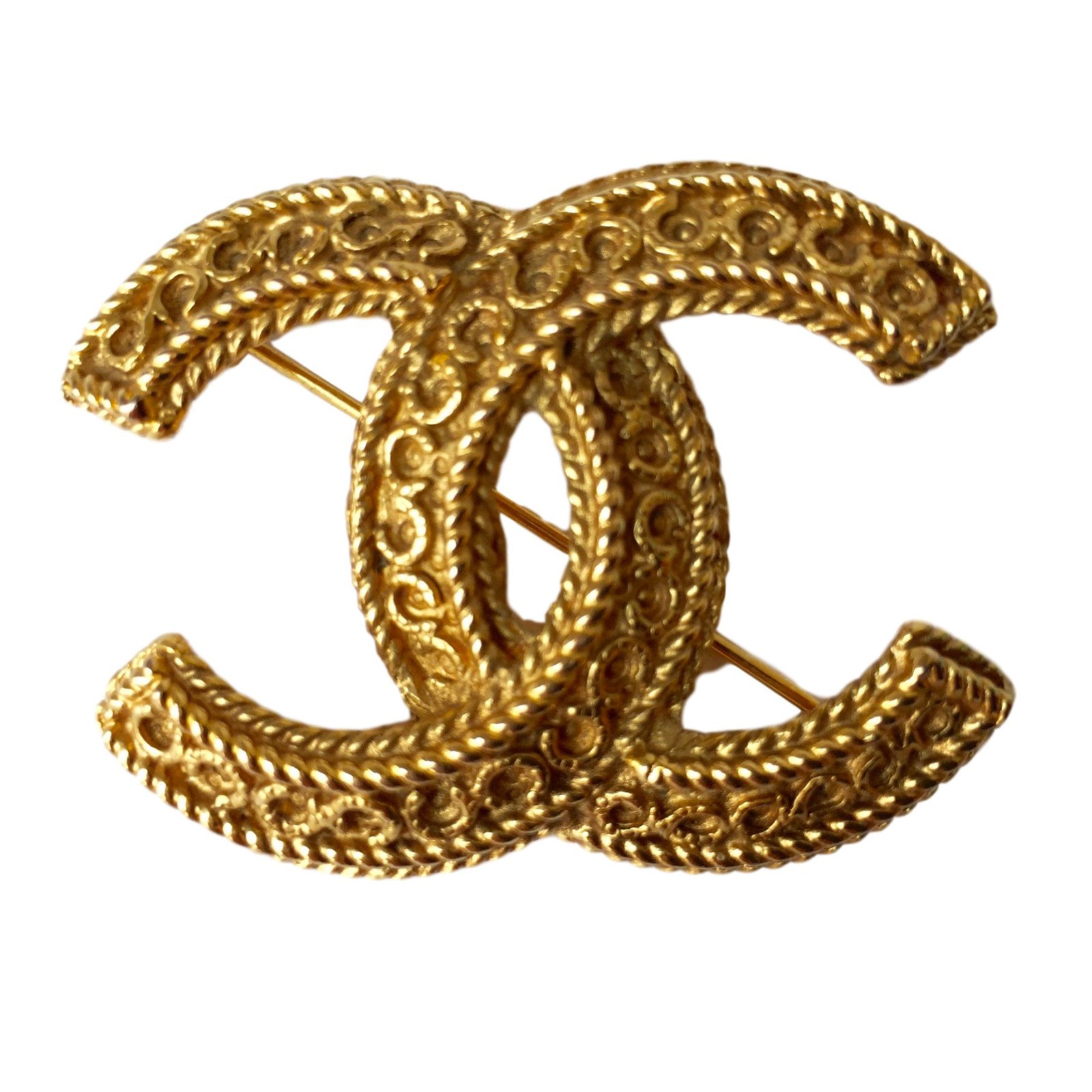 Chanel Vintage brooche Golden Metal ref.24337 - Joli Closet