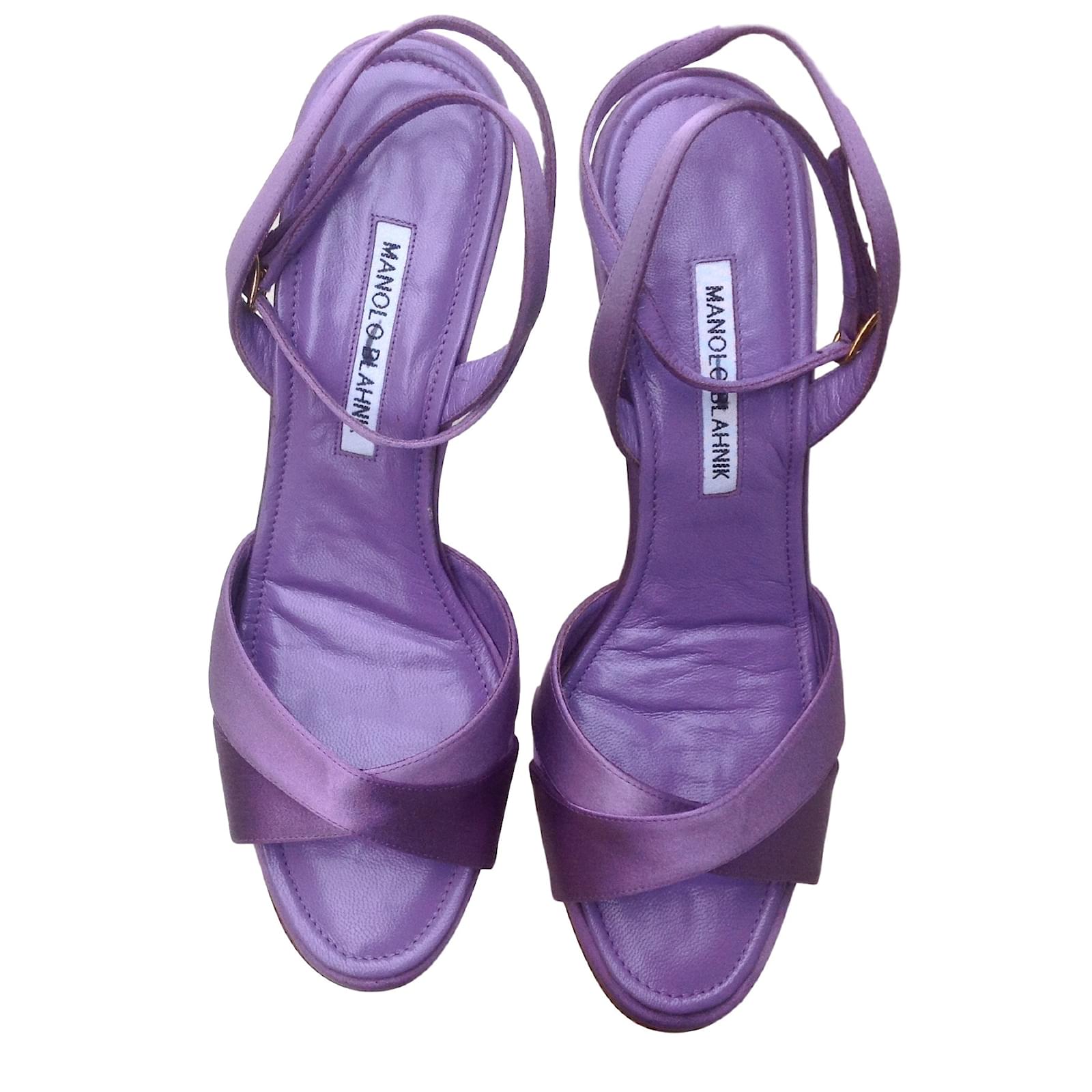 lavender sandals