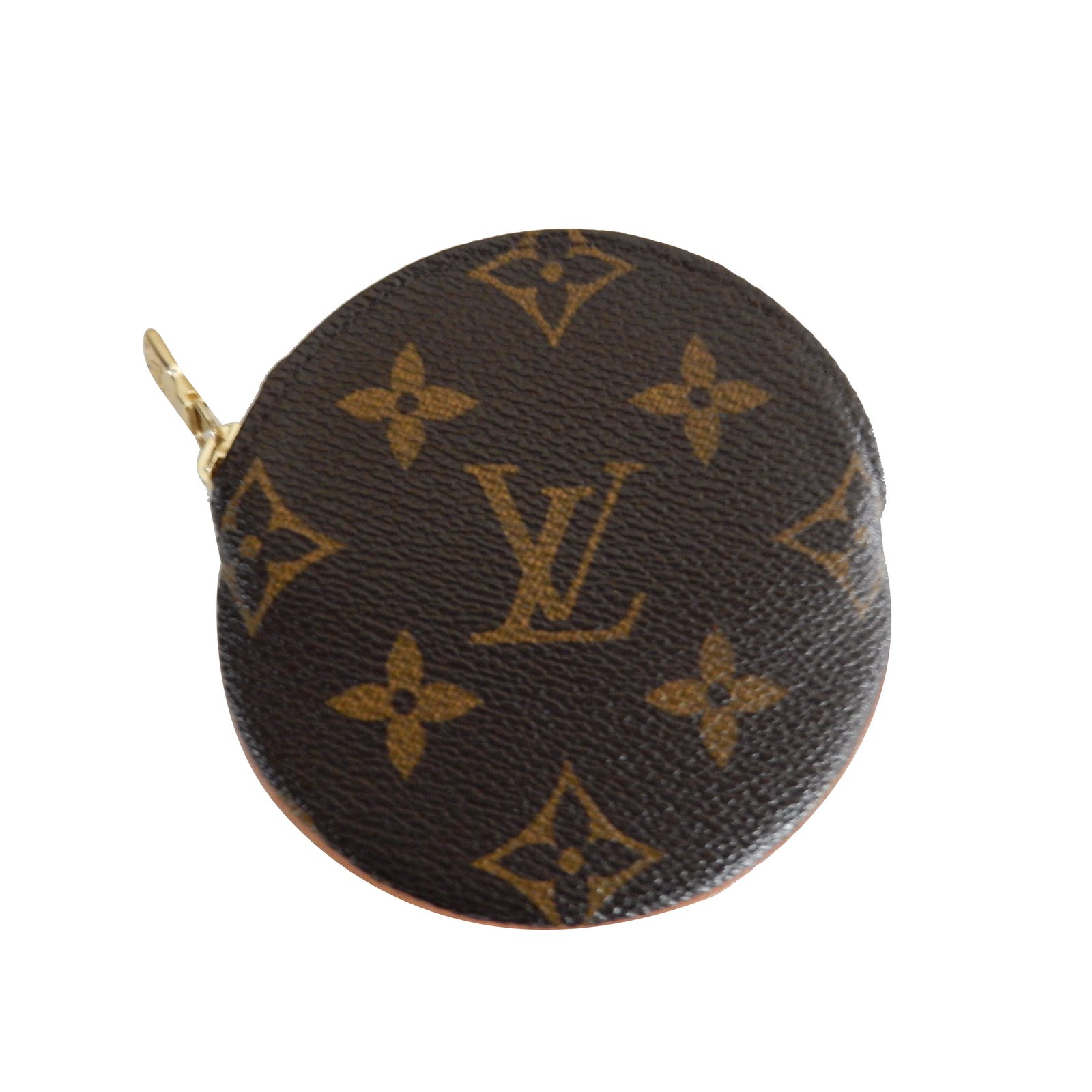 Louis Vuitton Round coin purse Brown Cloth ref.24522 - Joli Closet