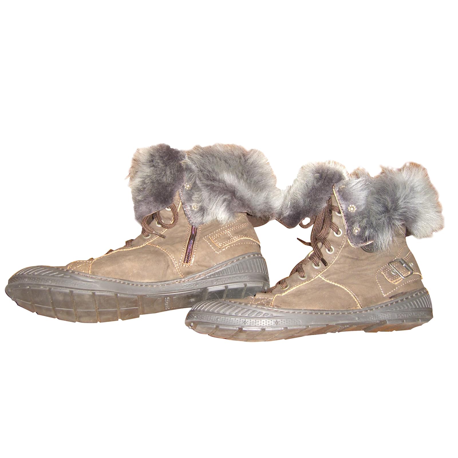 pataugas cuir femme