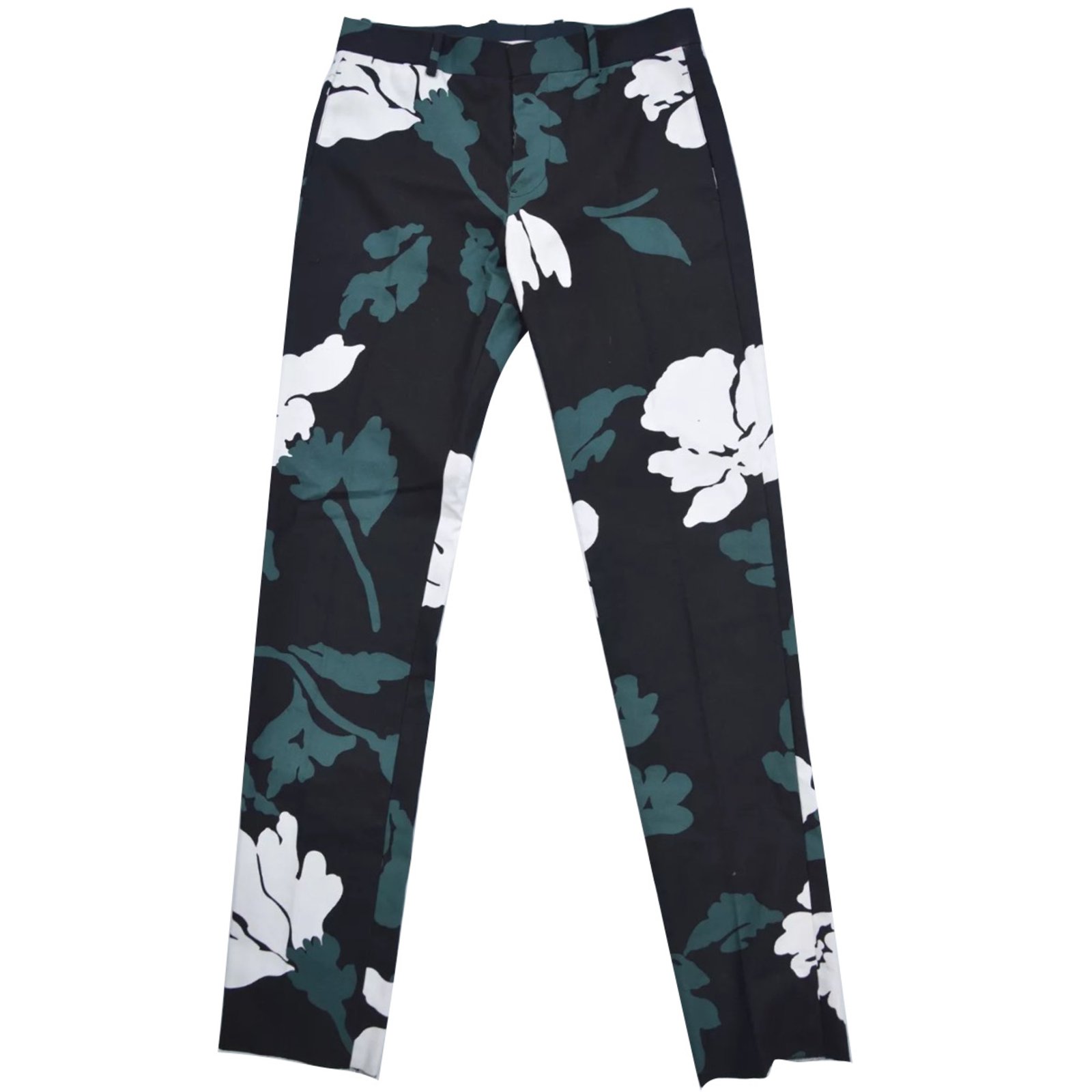 Marni Floral printed trousers Multiple colors Cotton ref.24593