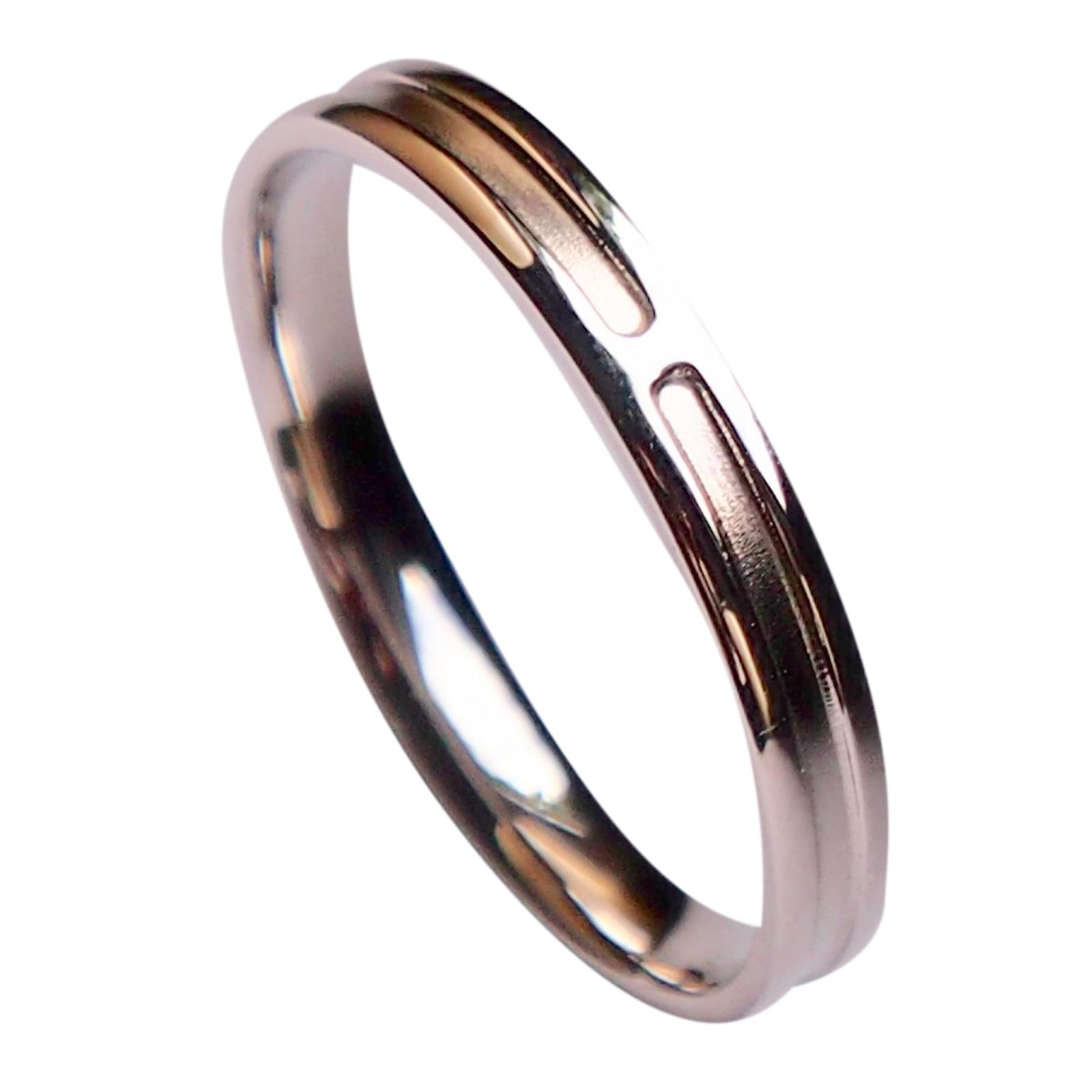 Empreinte white gold ring