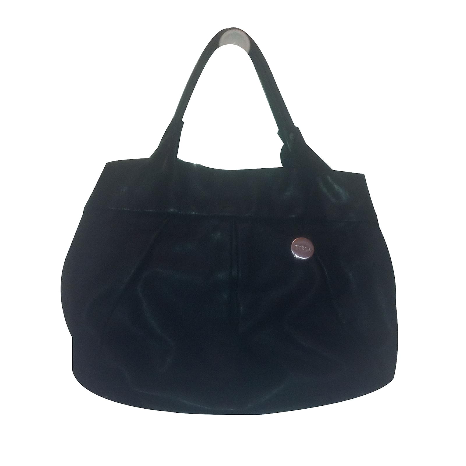 Furla Sac ?� main en cuir noir ref.25550 - Joli Closet