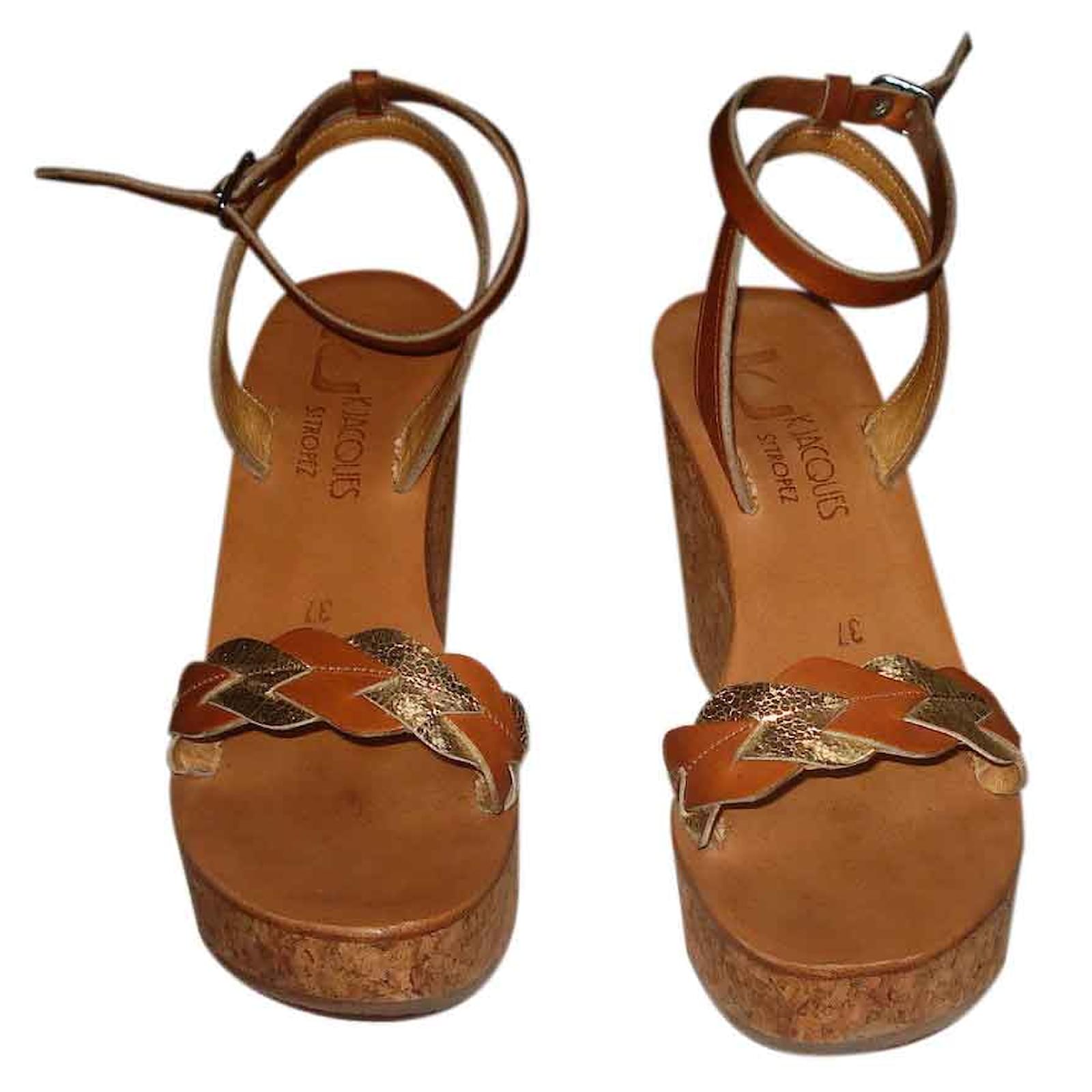 k jacques wedge sandals