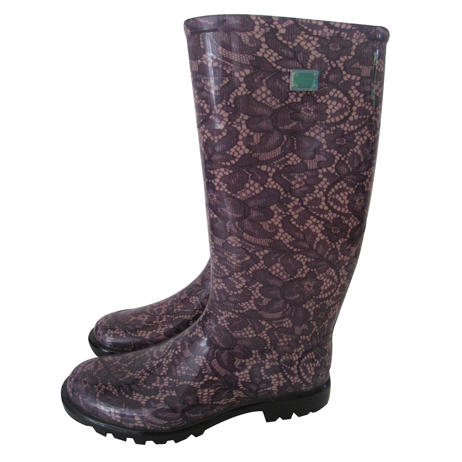 dolce and gabbana wellington boots