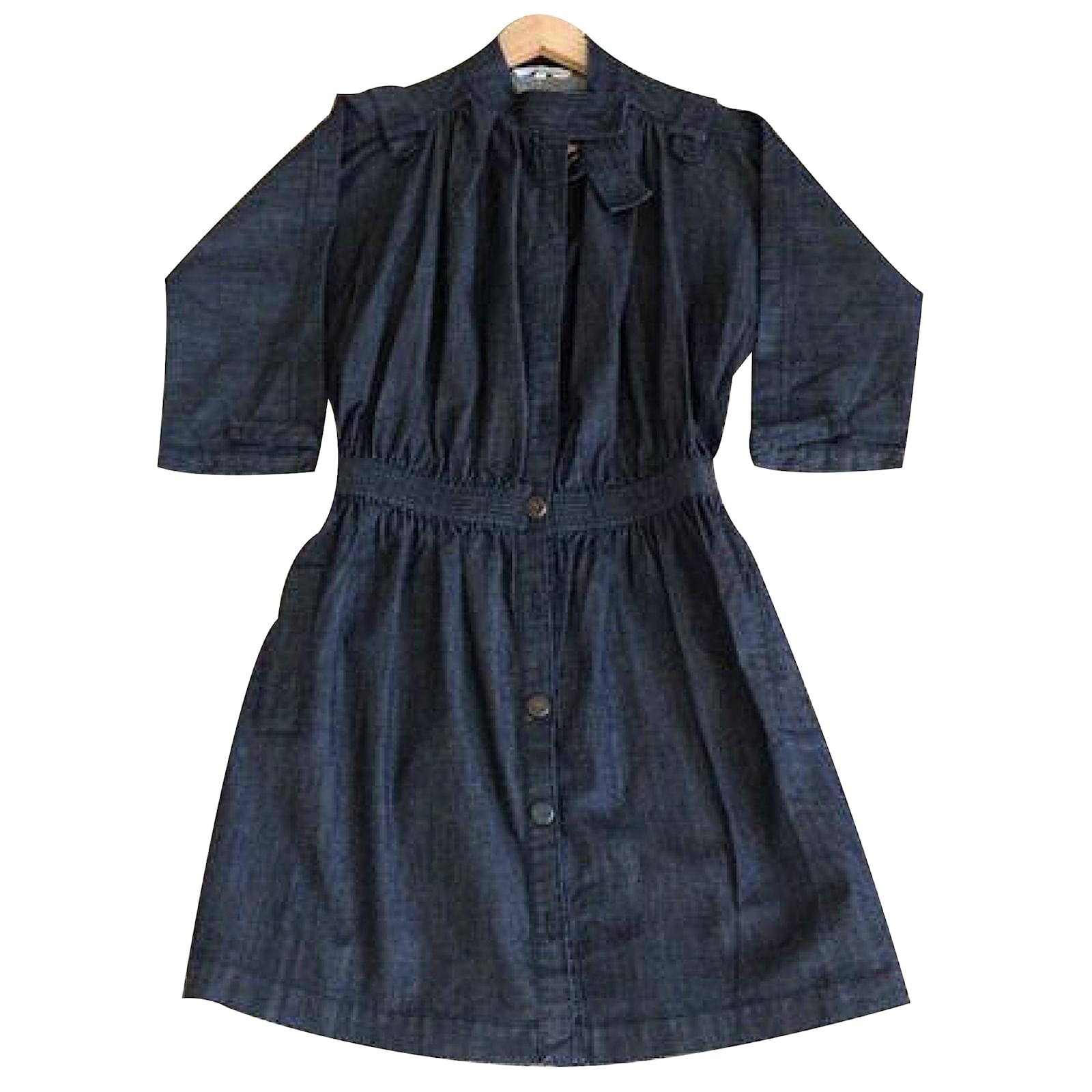 vanessa bruno denim dress Vanessa Bruno Prissie Dress - Indigo