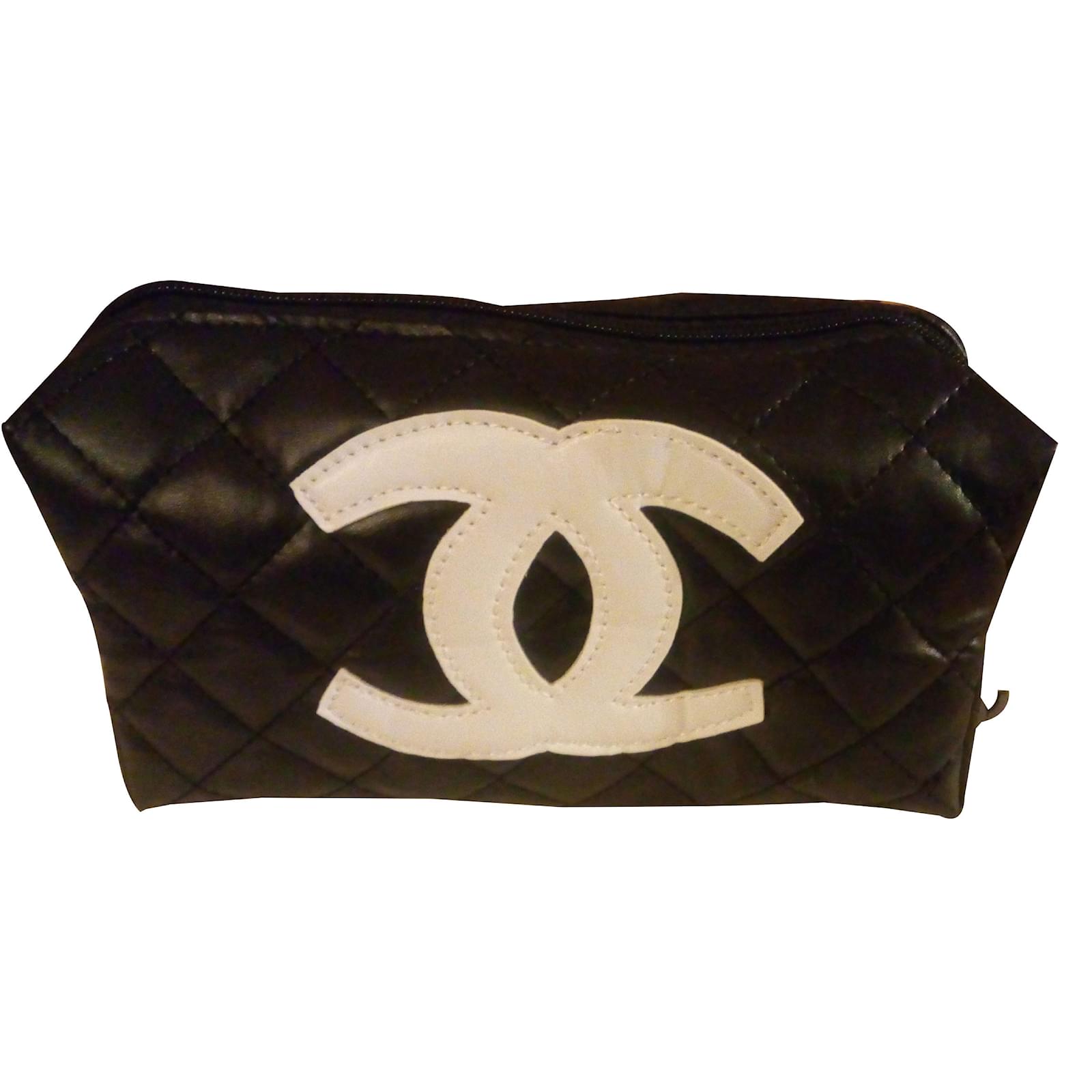 Chanel Makeup Bag Vip Gifts Plastic Black Ref 27410 Joli Closet Chanel Makeup Bag Vip Gifts Plastic Black Ref 27410