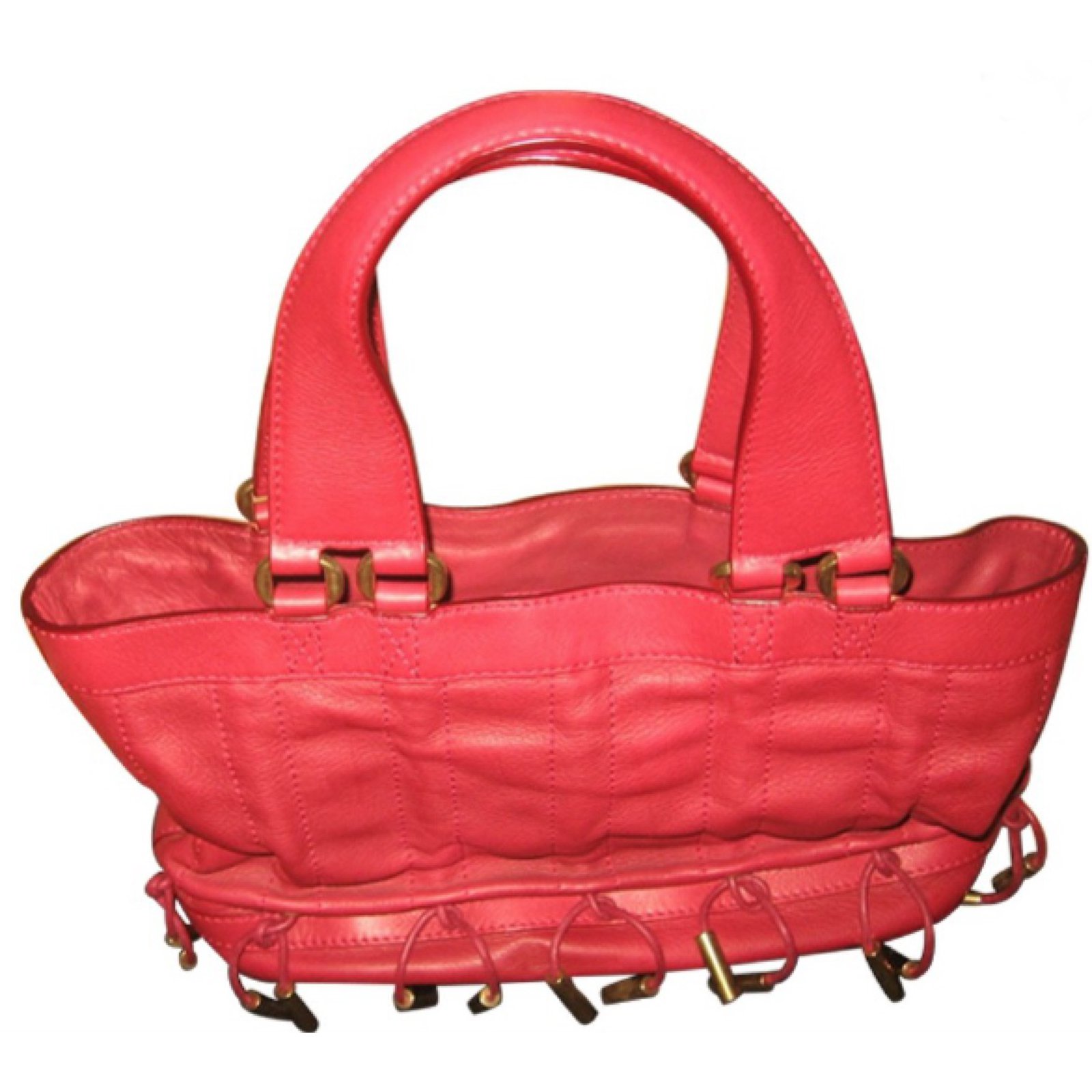 Donna Karan Handbag Red Leather ref.27528 - Joli Closet
