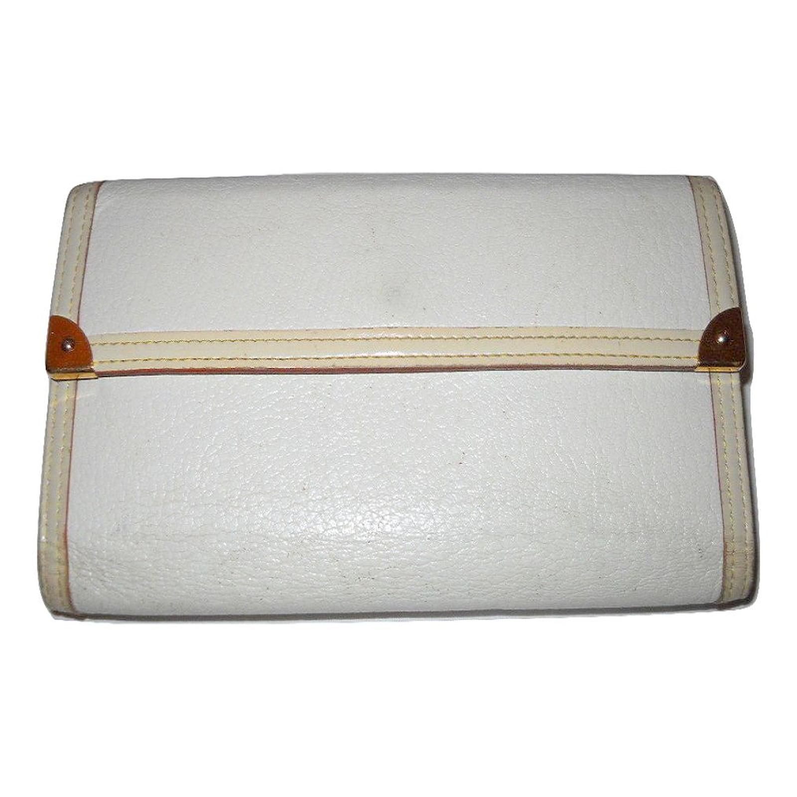 Louis Vuitton Wallet Wallets Leather White Ref 27665 Joli Closet Louis Vuitton Wallet Wallets Leather White Ref 27665