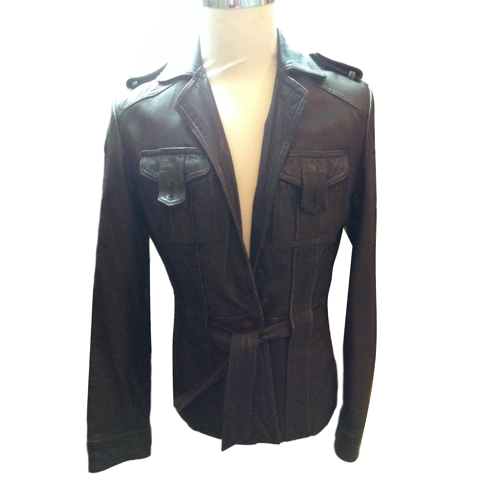 kookai leather jacket Bodursan