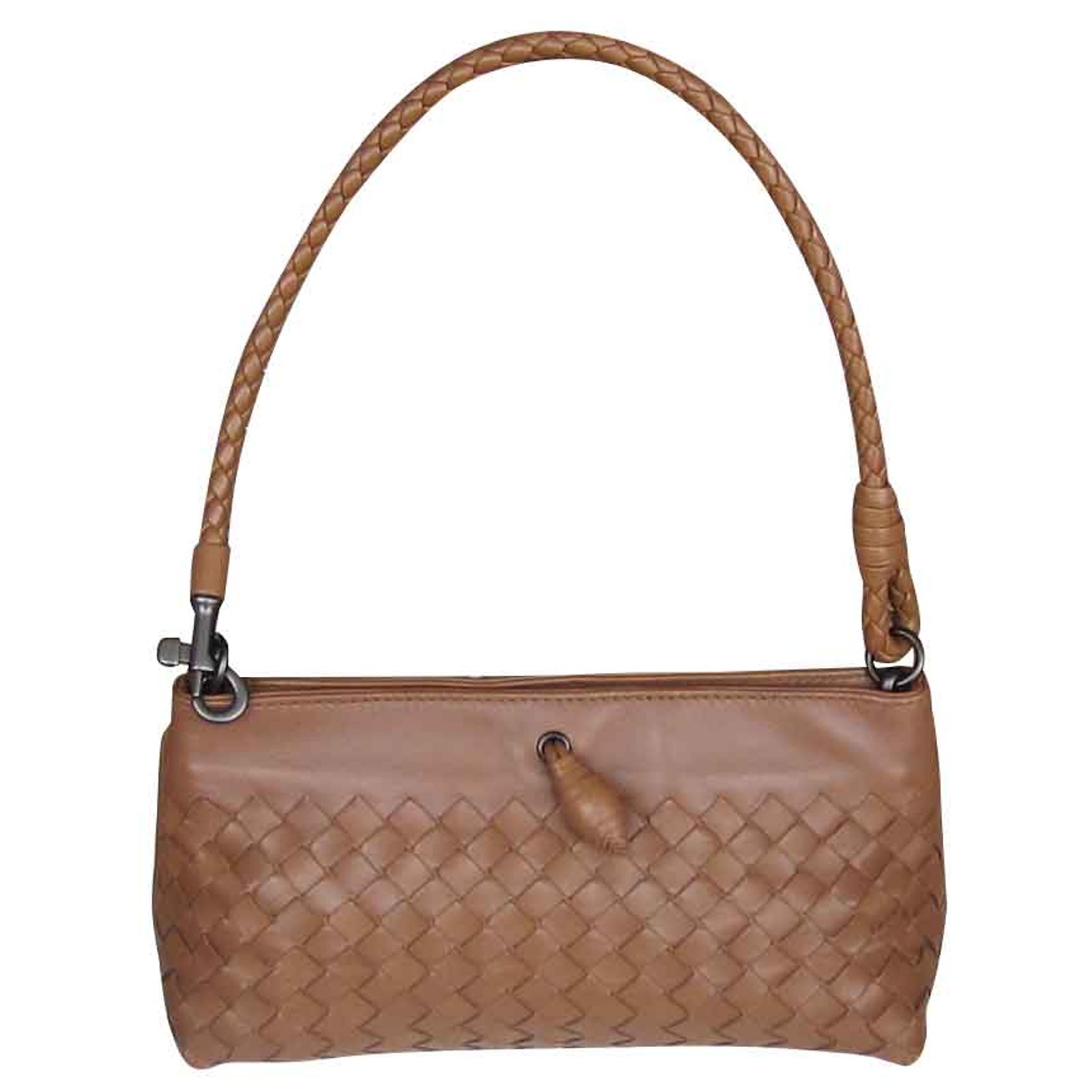 Housse De Transport Bottega Veneta En Nylon Marron – Taille ~109 X 57 Cm – Pour Vêtements Ou Sac – Occasion