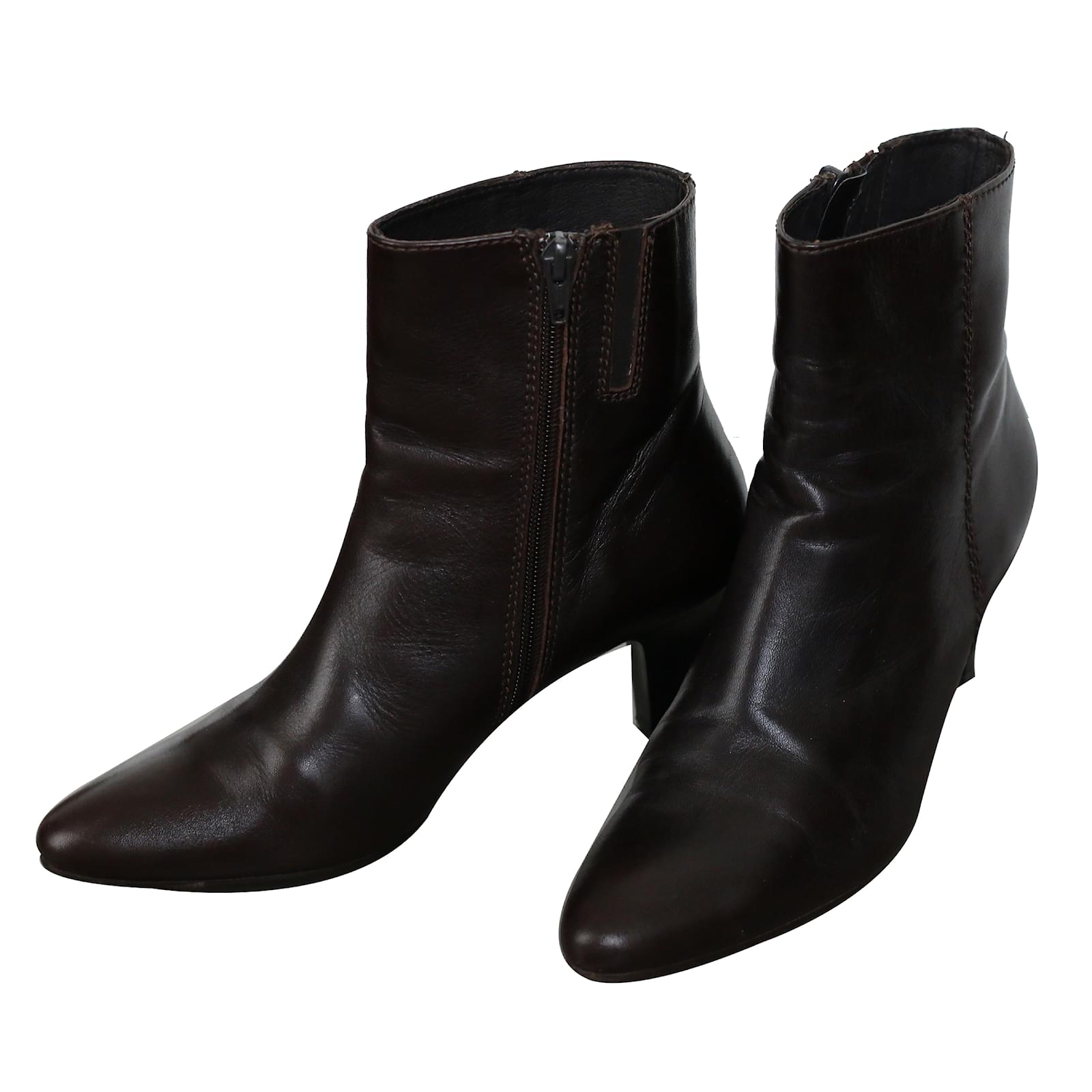 bottines jb martin marron