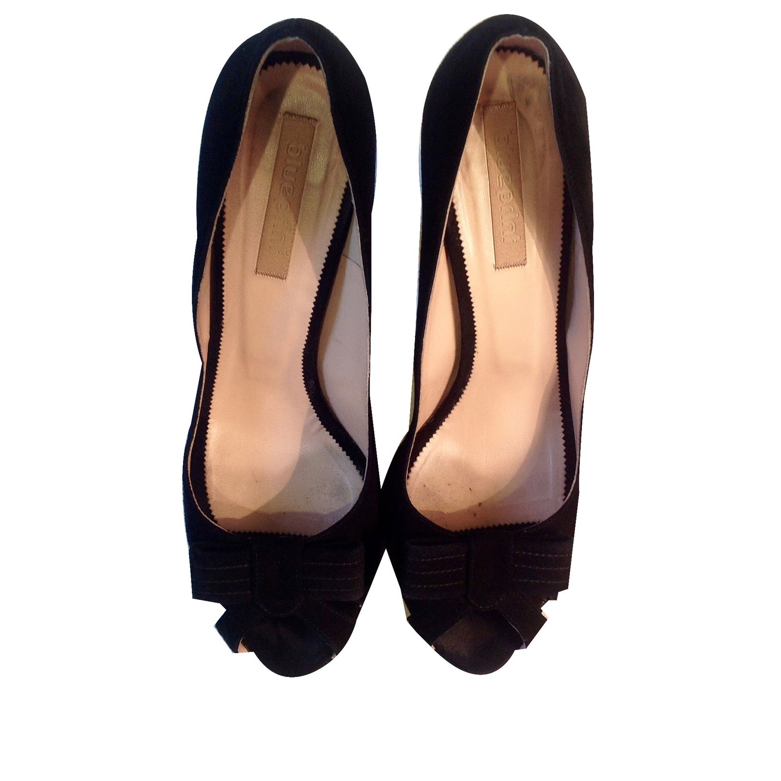 black wedge pumps heels