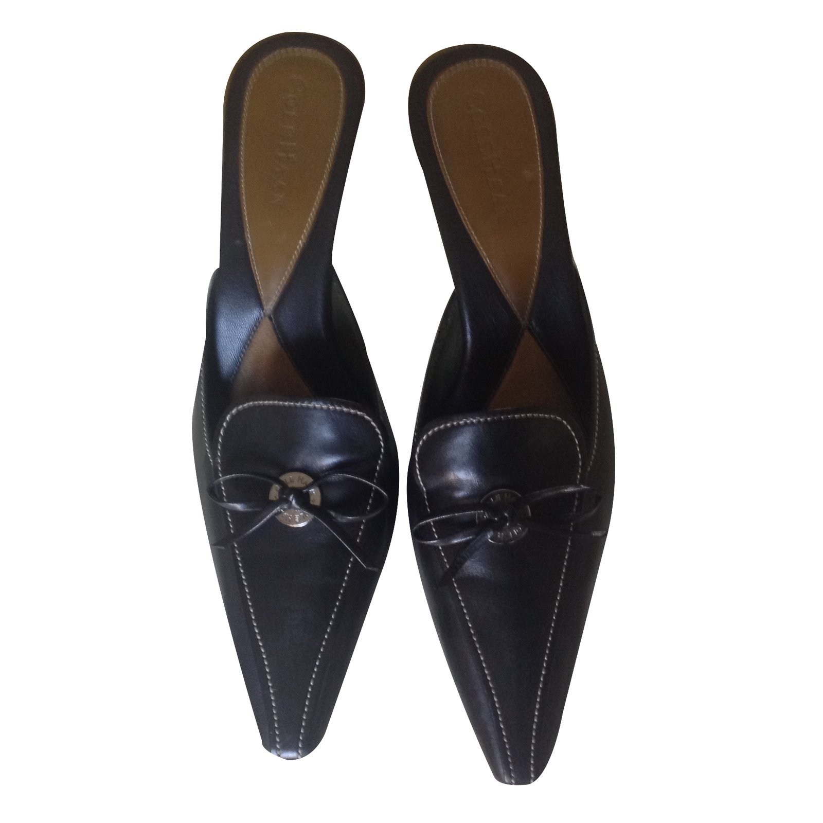 Cole Haan Mules Mules Leather Black ref 