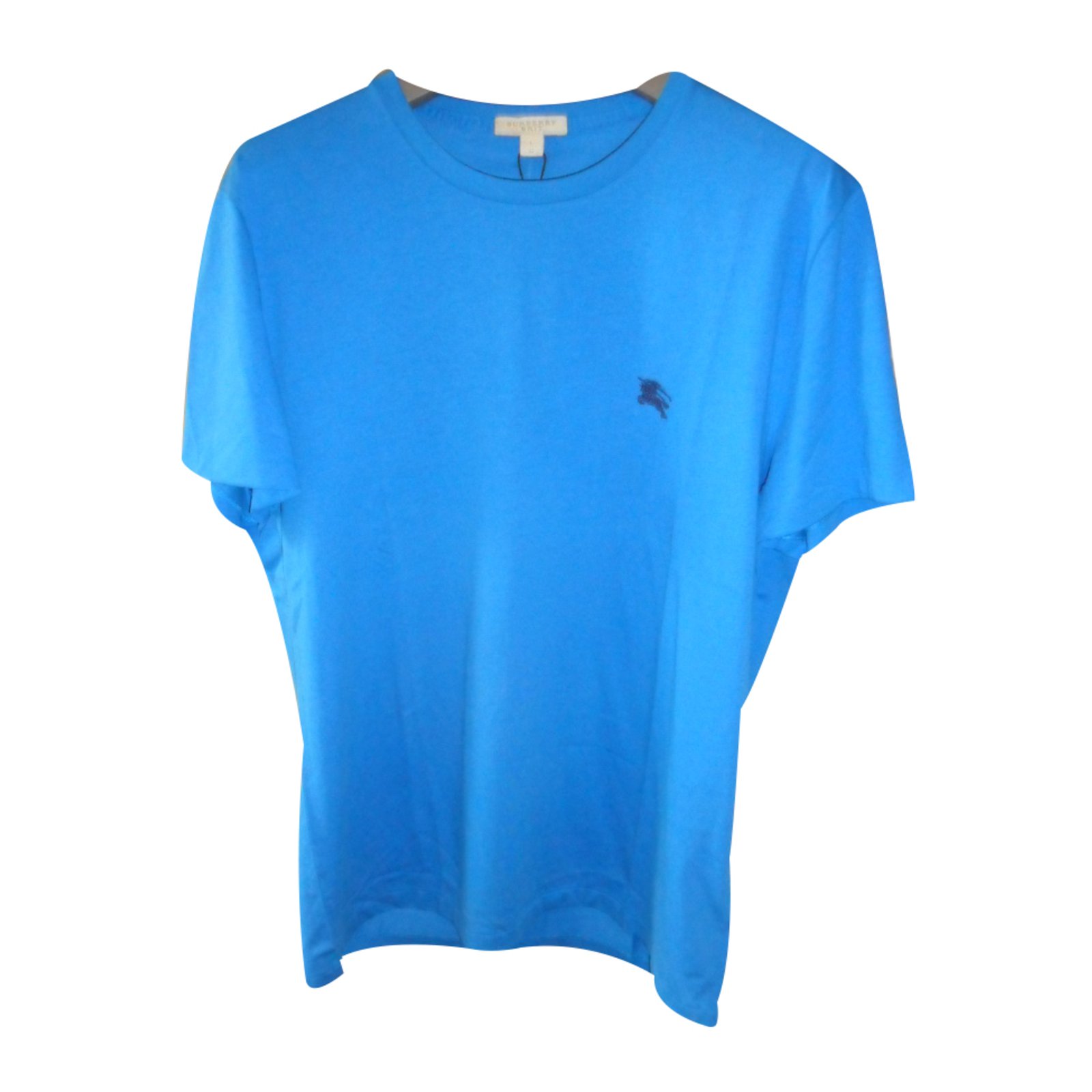 blue burberry shirt