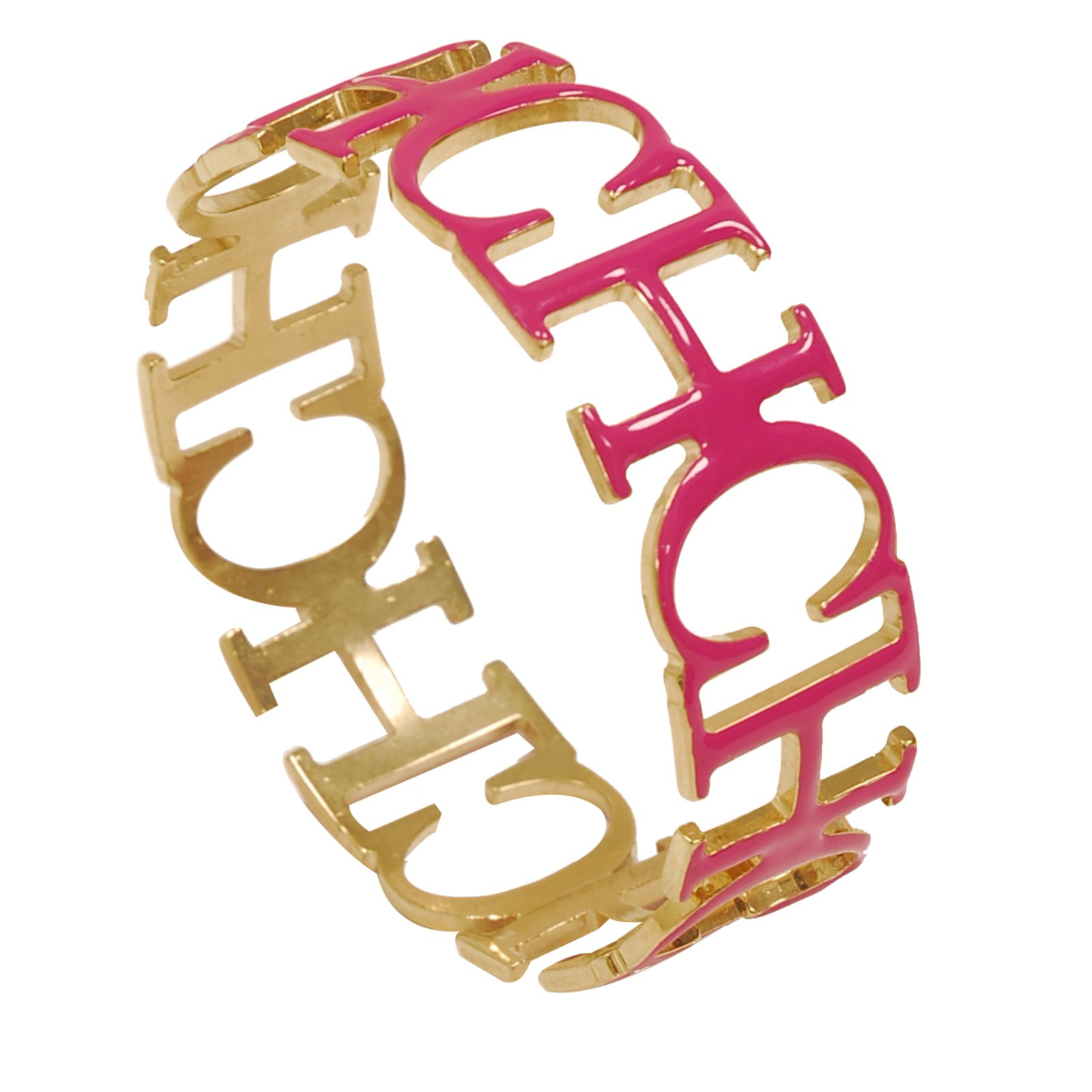 Carolina Herrera Gold Tone Between the Line Open Cuff Bracelet Carolina  Herrera | TLC