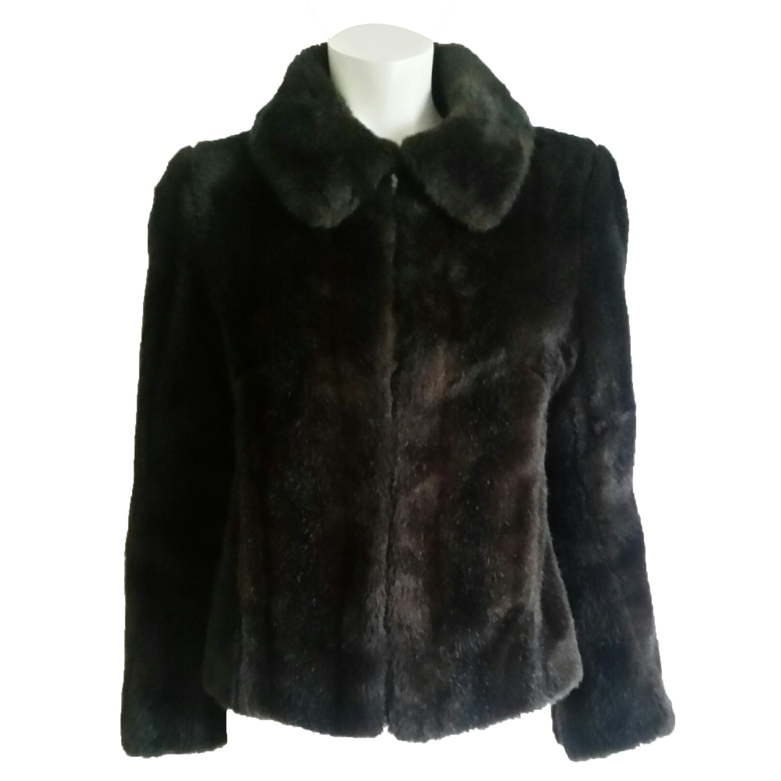 Gerard Darel Jacket Brown Fur ref.29664 - Joli Closet