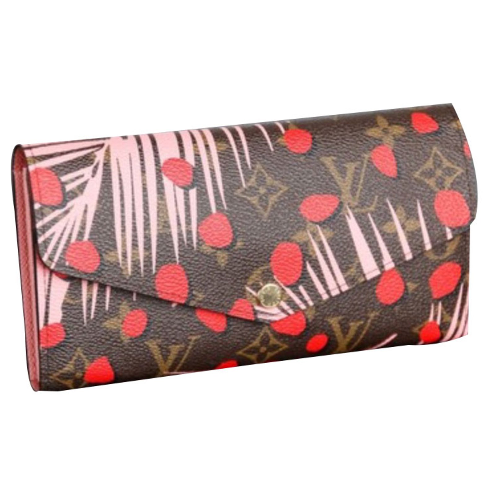 Louis Vuitton Sarah Monogram Palm Springs Jungle 2016 SOLD&#39;OUT Wallets Other Brown,Pink ref ...