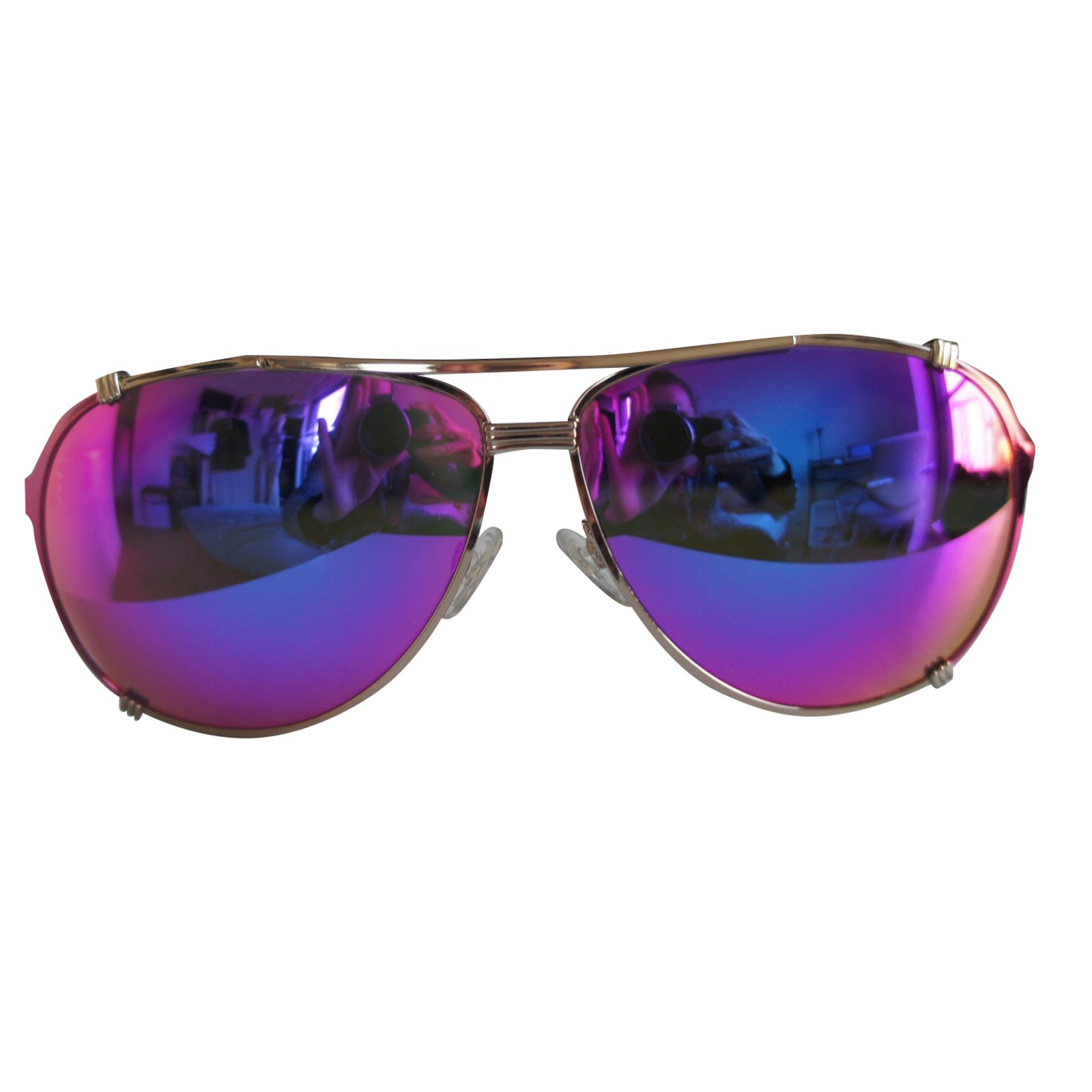 voldgrav en anden masser Dior Chicago 2 Sunglasses Pink Metal ref.30354 - Joli Closet