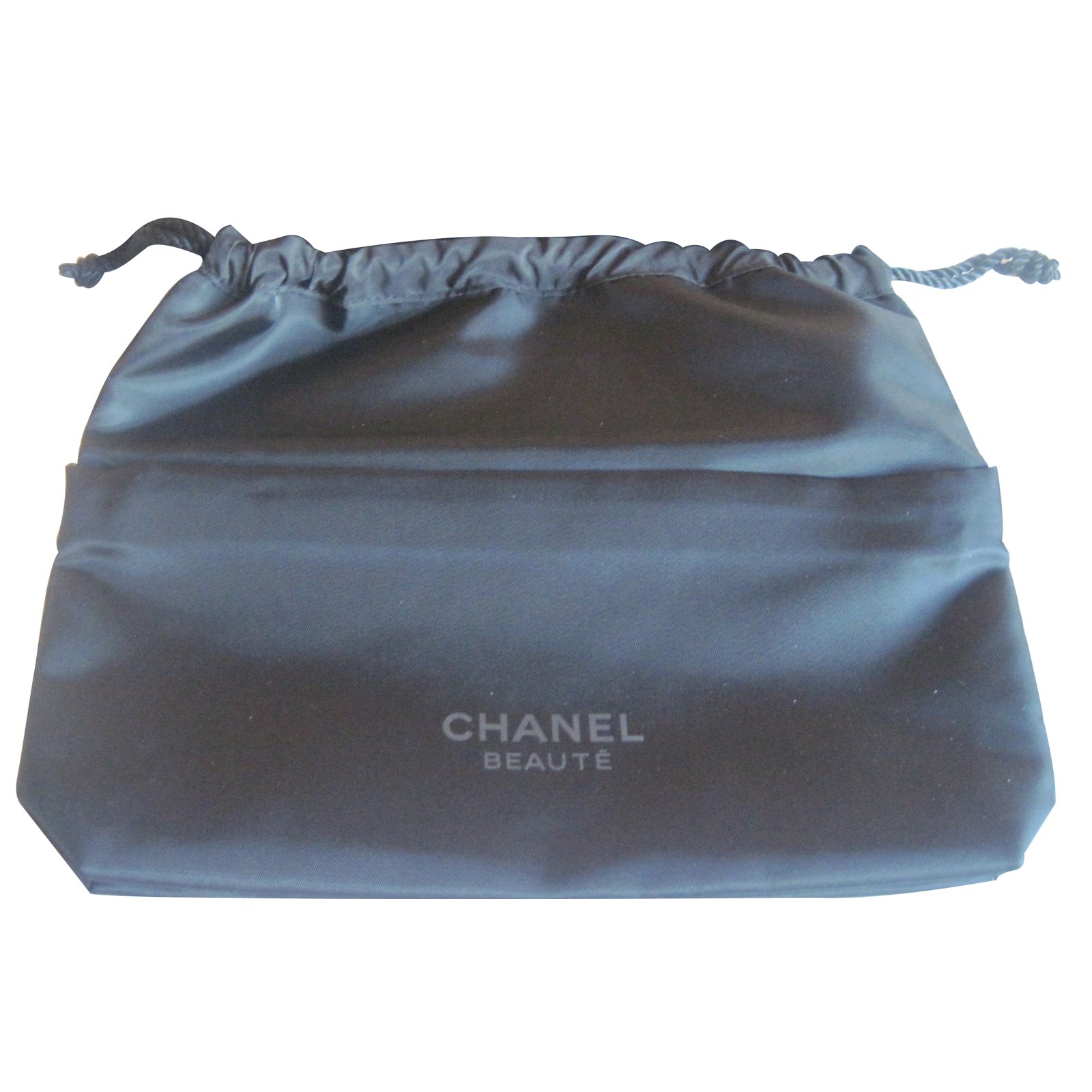 chanel black dust bag