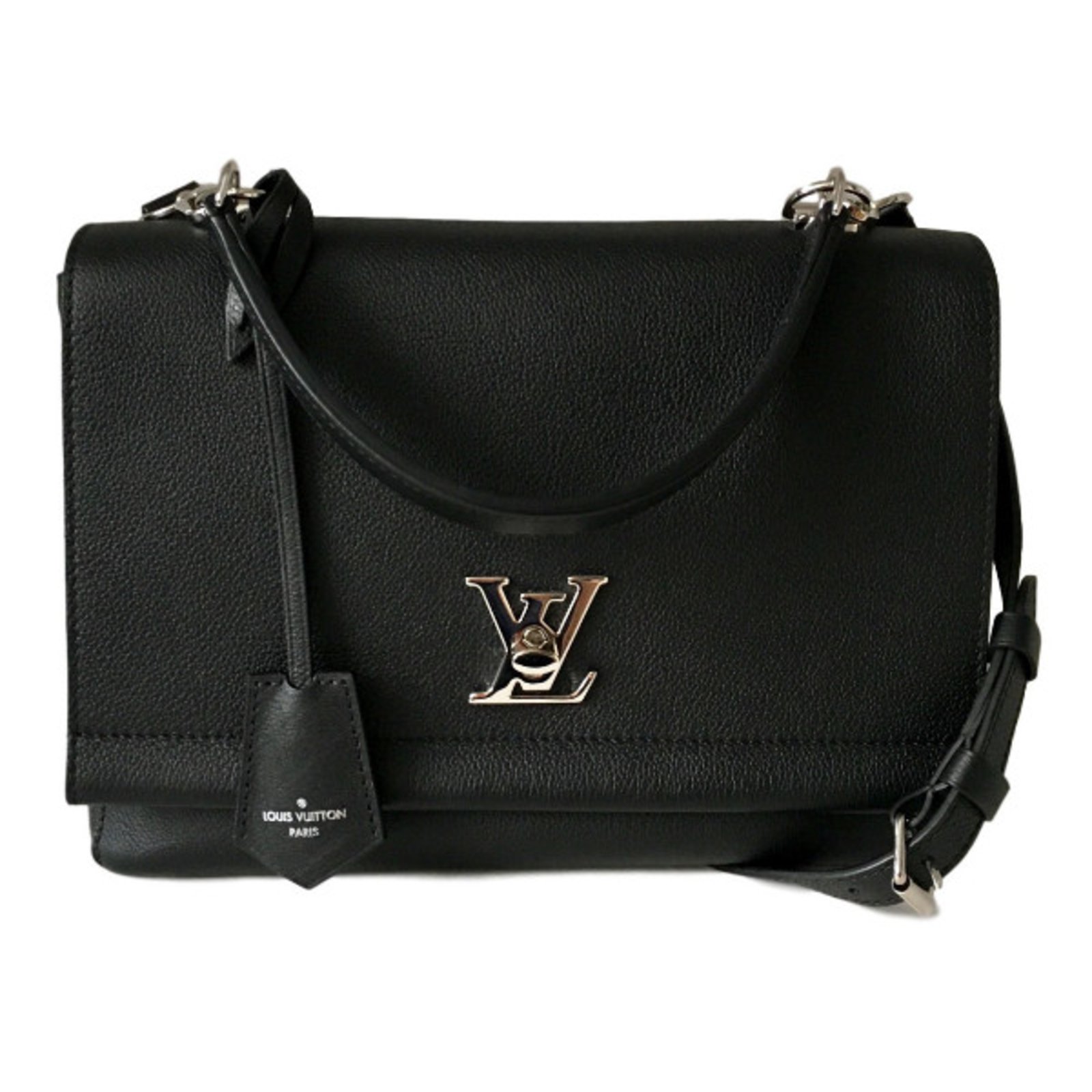 Twist Louis Vuitton Lockme II Black Leather ref.30950 - Joli Closet