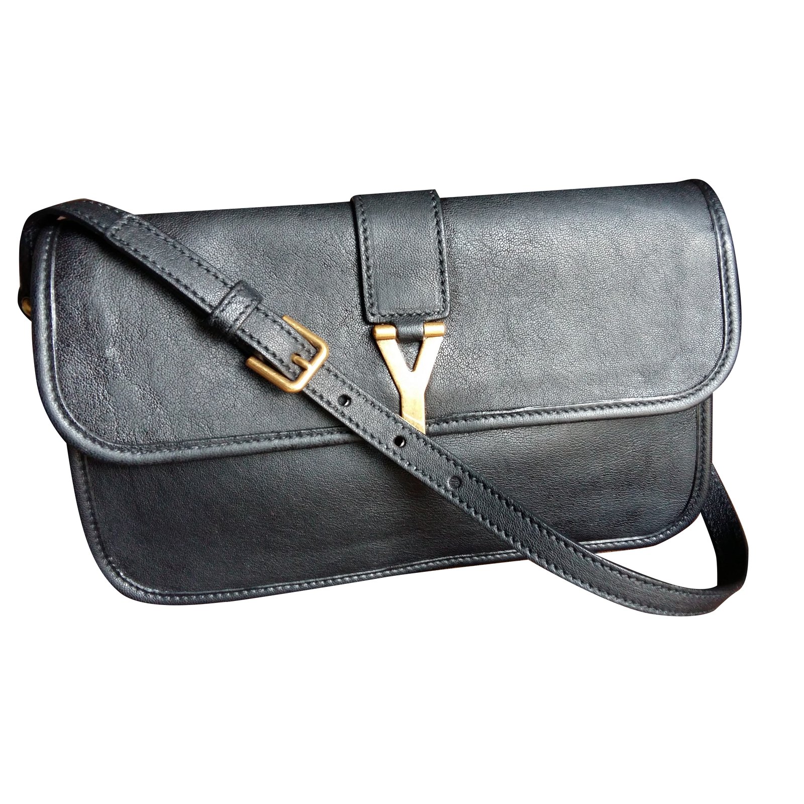 Chyc leather clutch bag