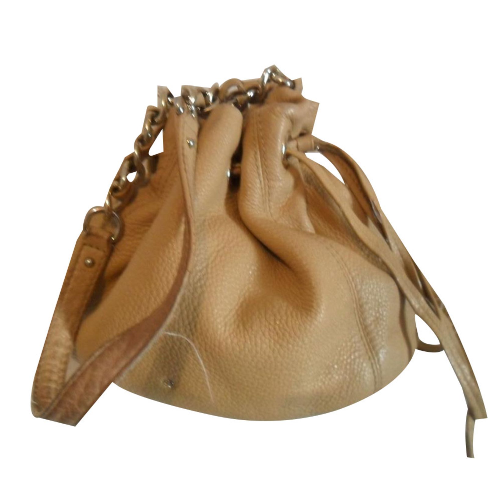 Kate Spade Handbag Beige Leather  - Joli Closet