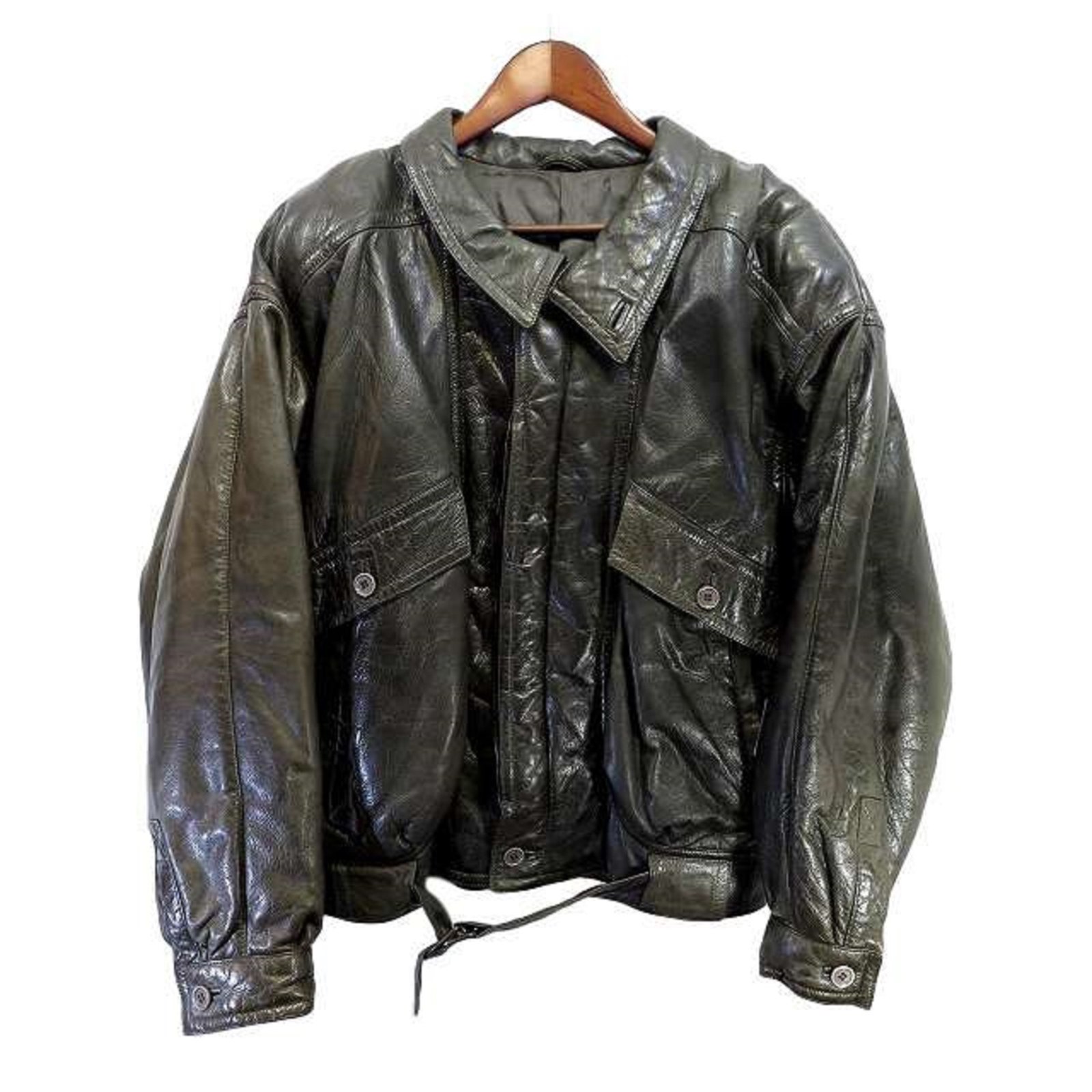 Givenchy Givenchy Men's Leather Jacket Men Coats Outerwear Leather Black  ref.31578 - Joli Closet