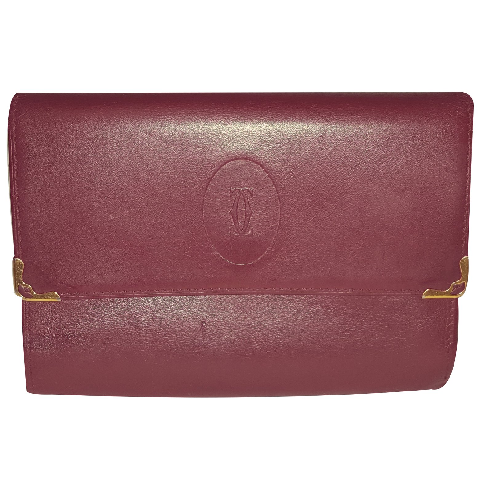 cartier leather purse