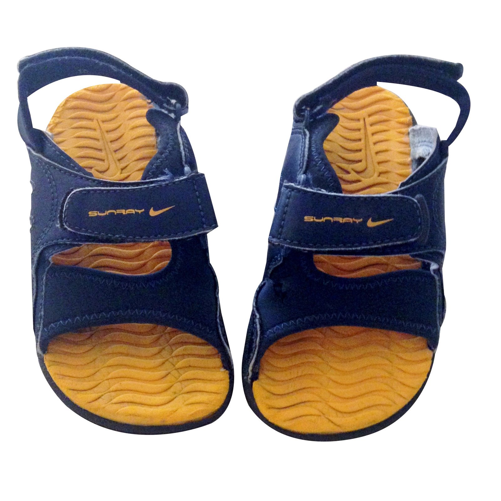 Primer ministro frotis Máquina de escribir Nike Sandalias de niños Azul Goma ref.32208 - Joli Closet