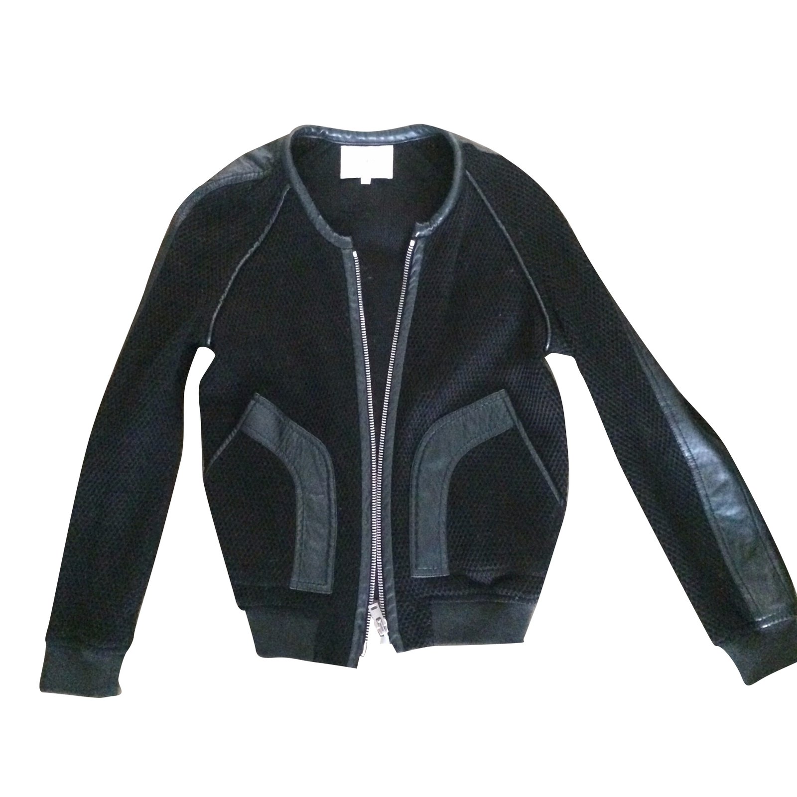 Iro Jackets Black Leather ref.32380 - Joli Closet