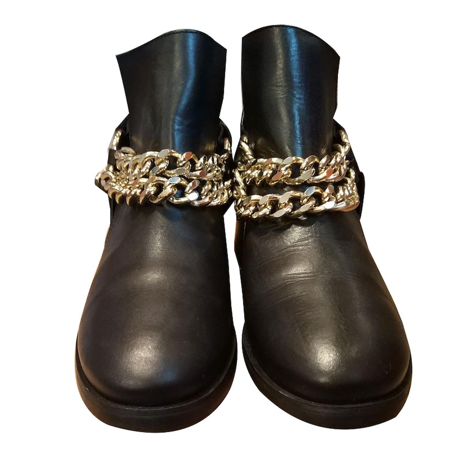 zara bottines serpent