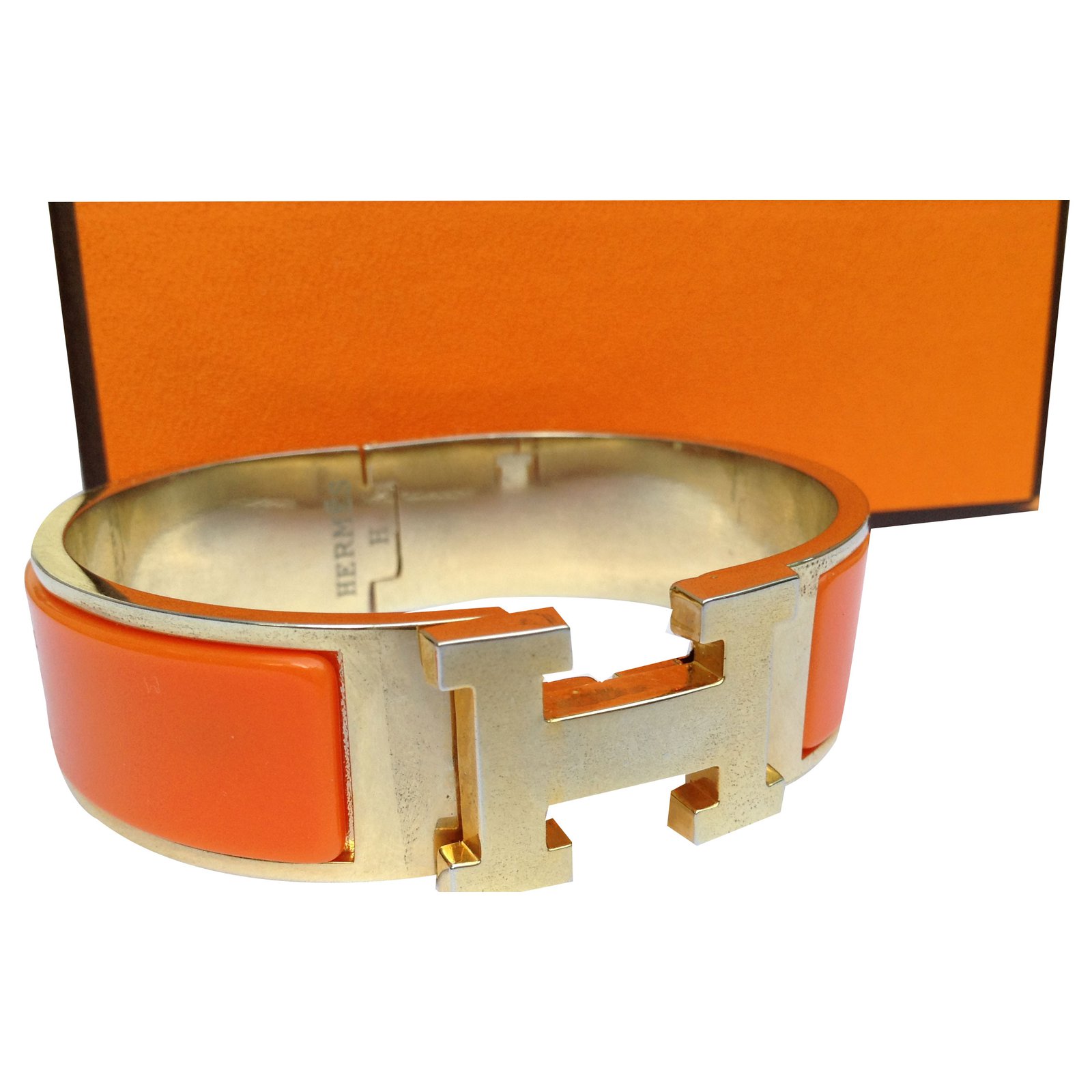 hermes orange bracelet