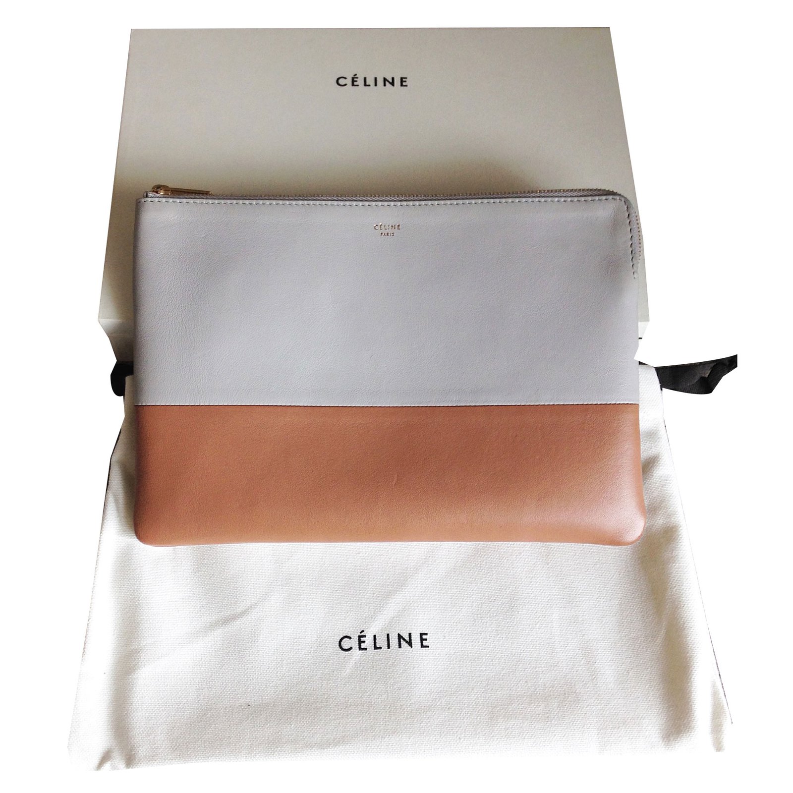 Celine Bi-Colour Clutch Bag
