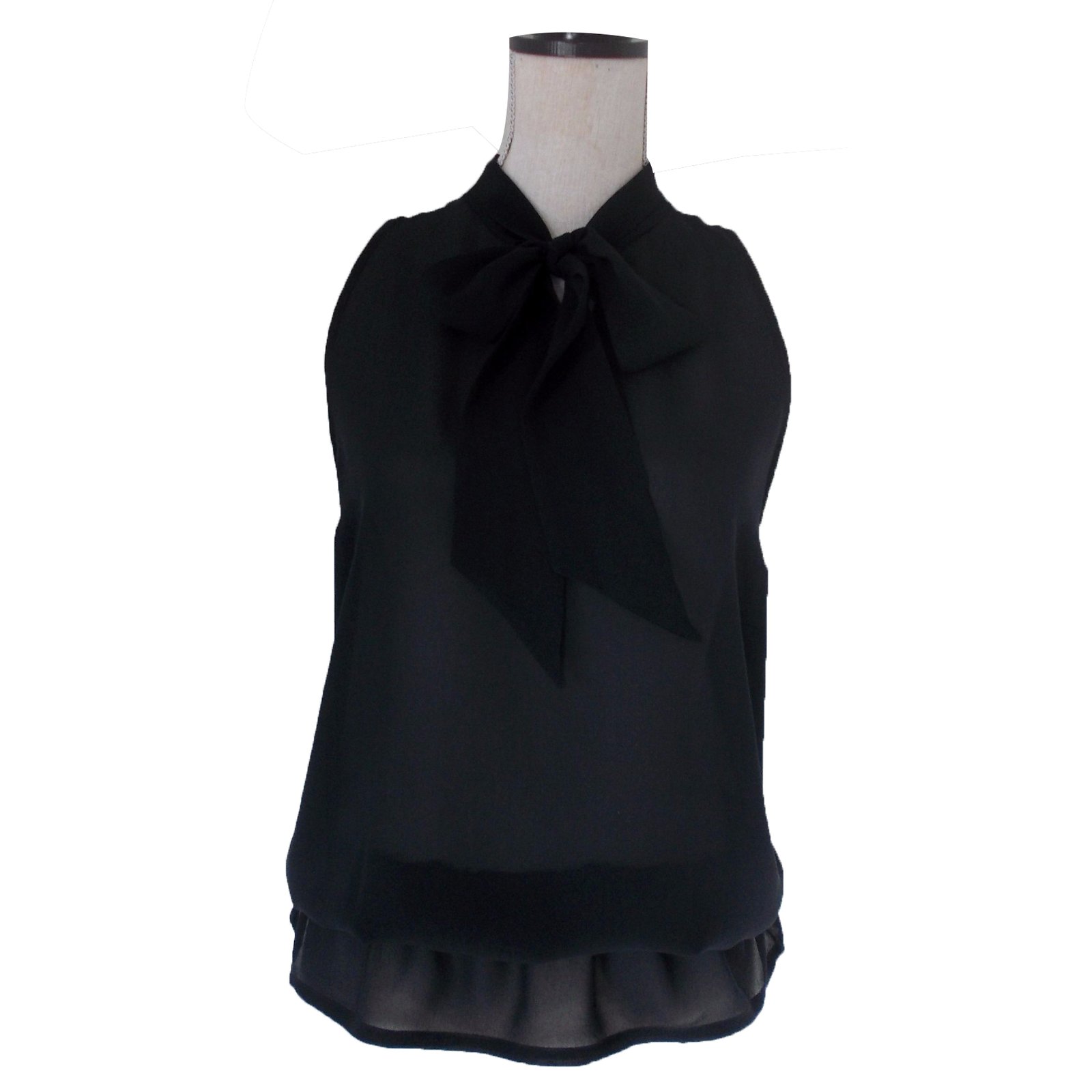 Wolford Top Black Silk Polyester Elastane ref.34301 Joli Closet