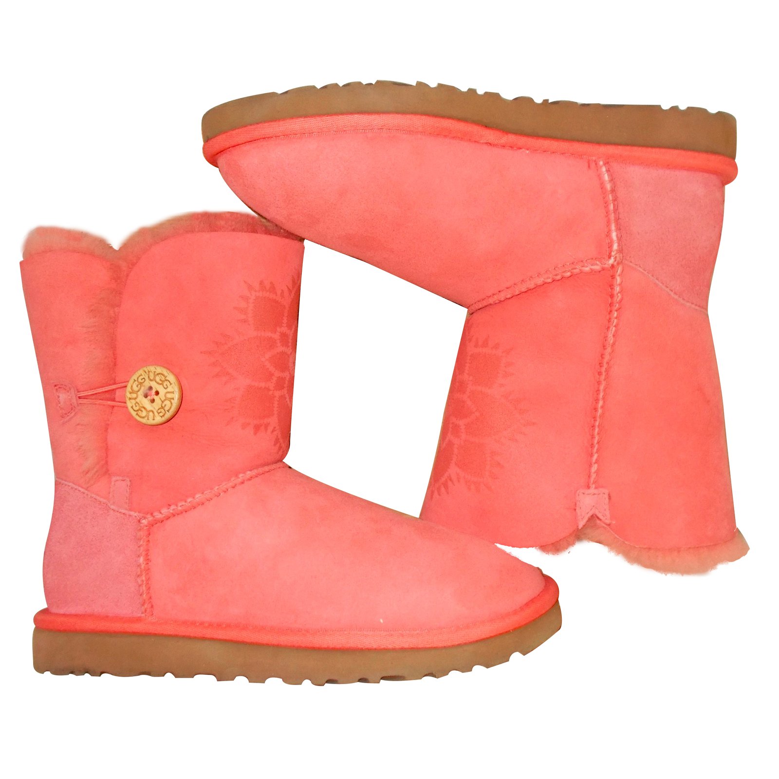 Ugg Boots Boots Fur Coral ref.34312 