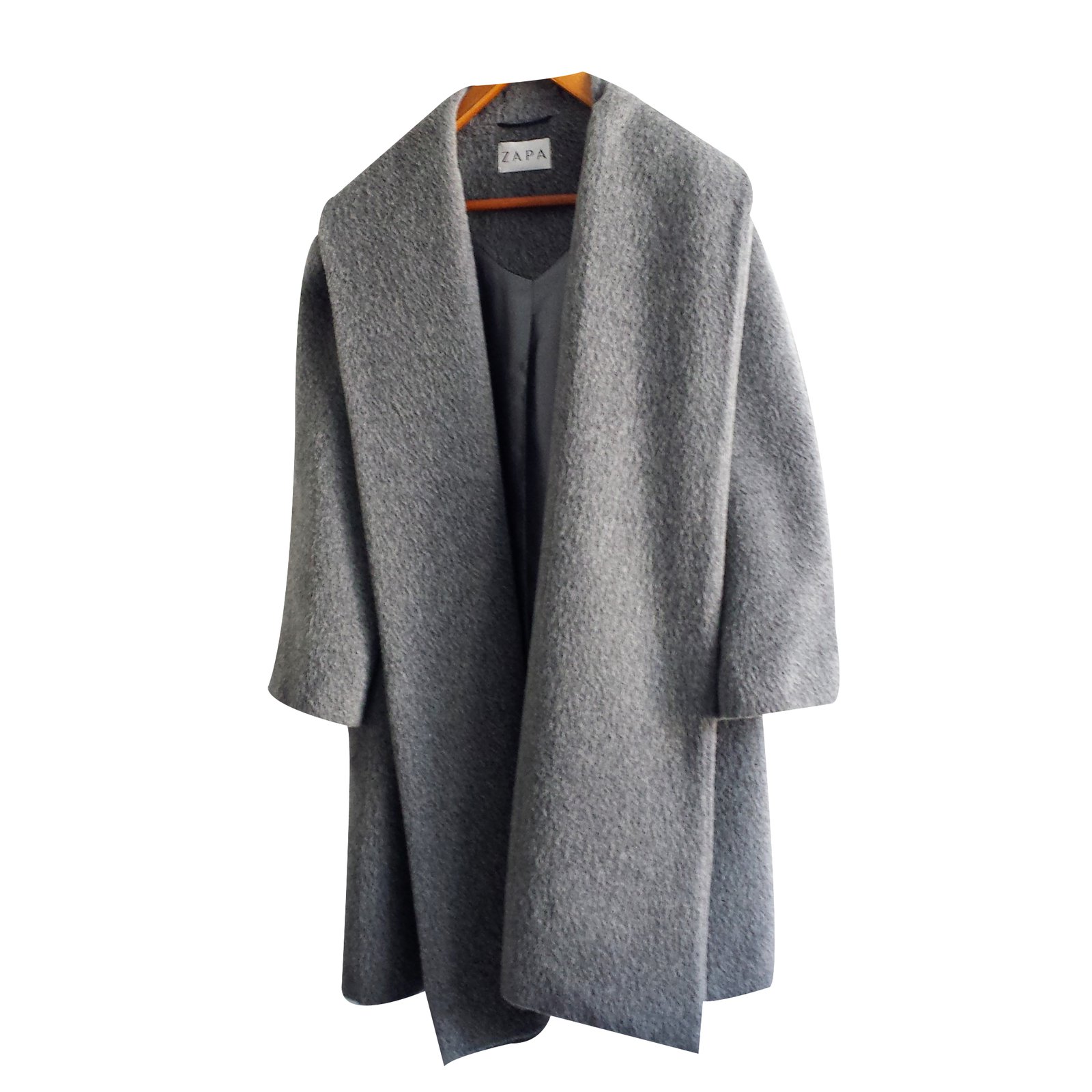 manteau gris zapa