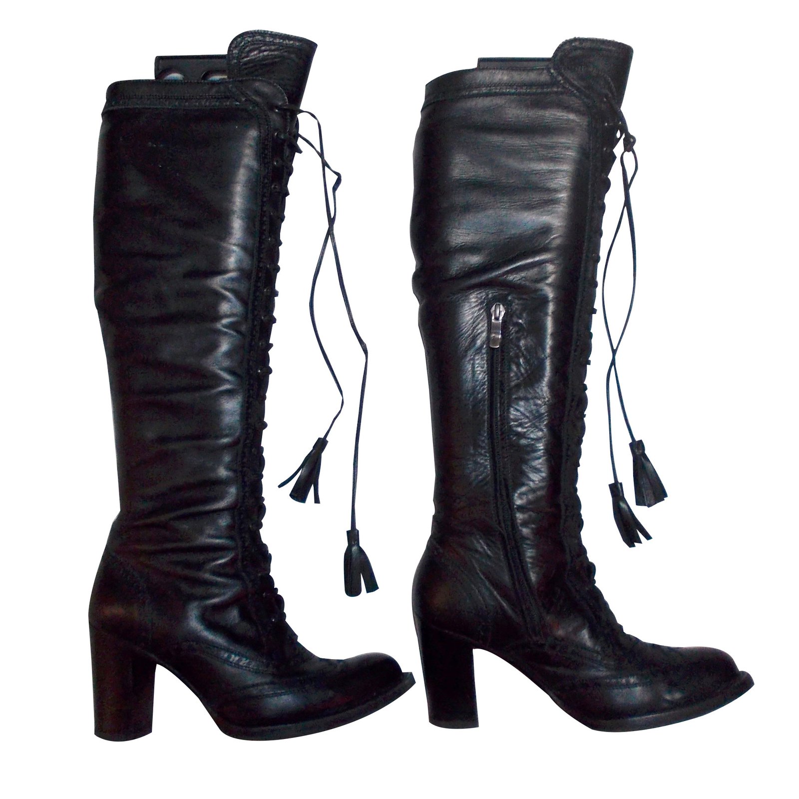 Barbara Bui Boots Black Leather ref.34930 - Joli Closet