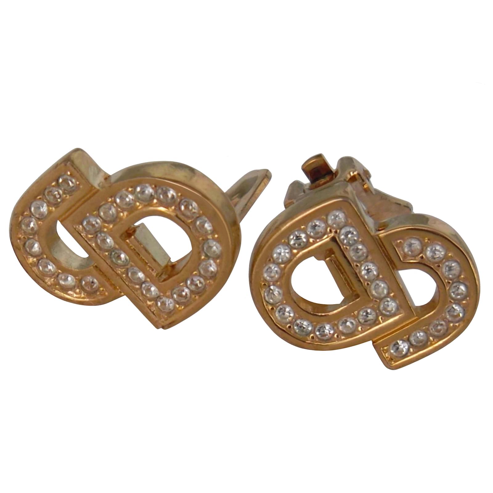 dior monogram earrings