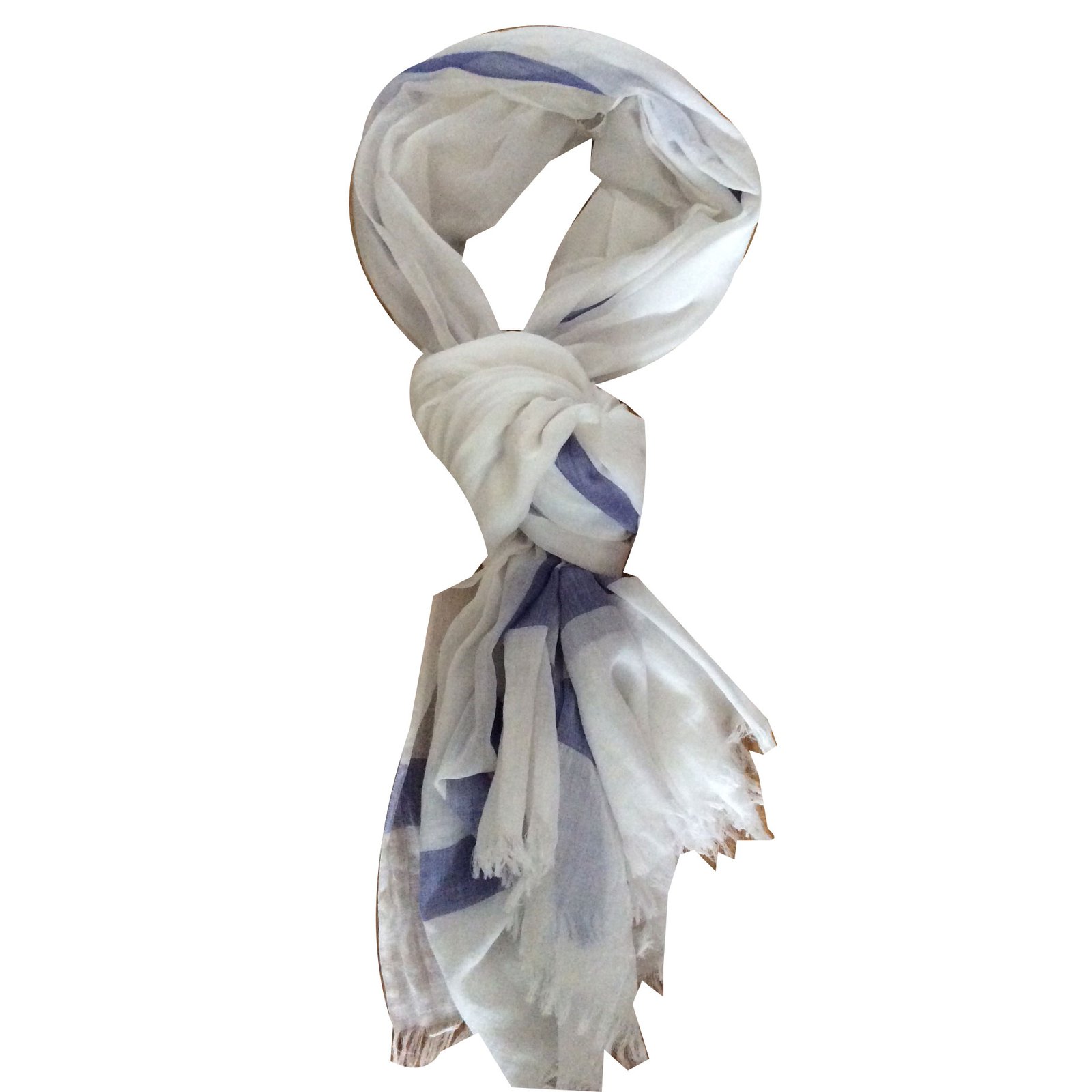 white hermes scarf