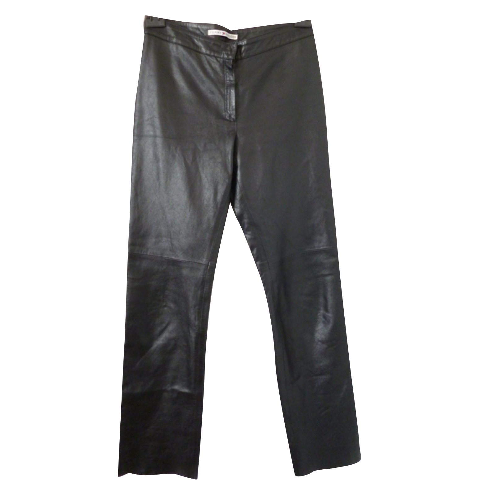 tommy hilfiger leather pants