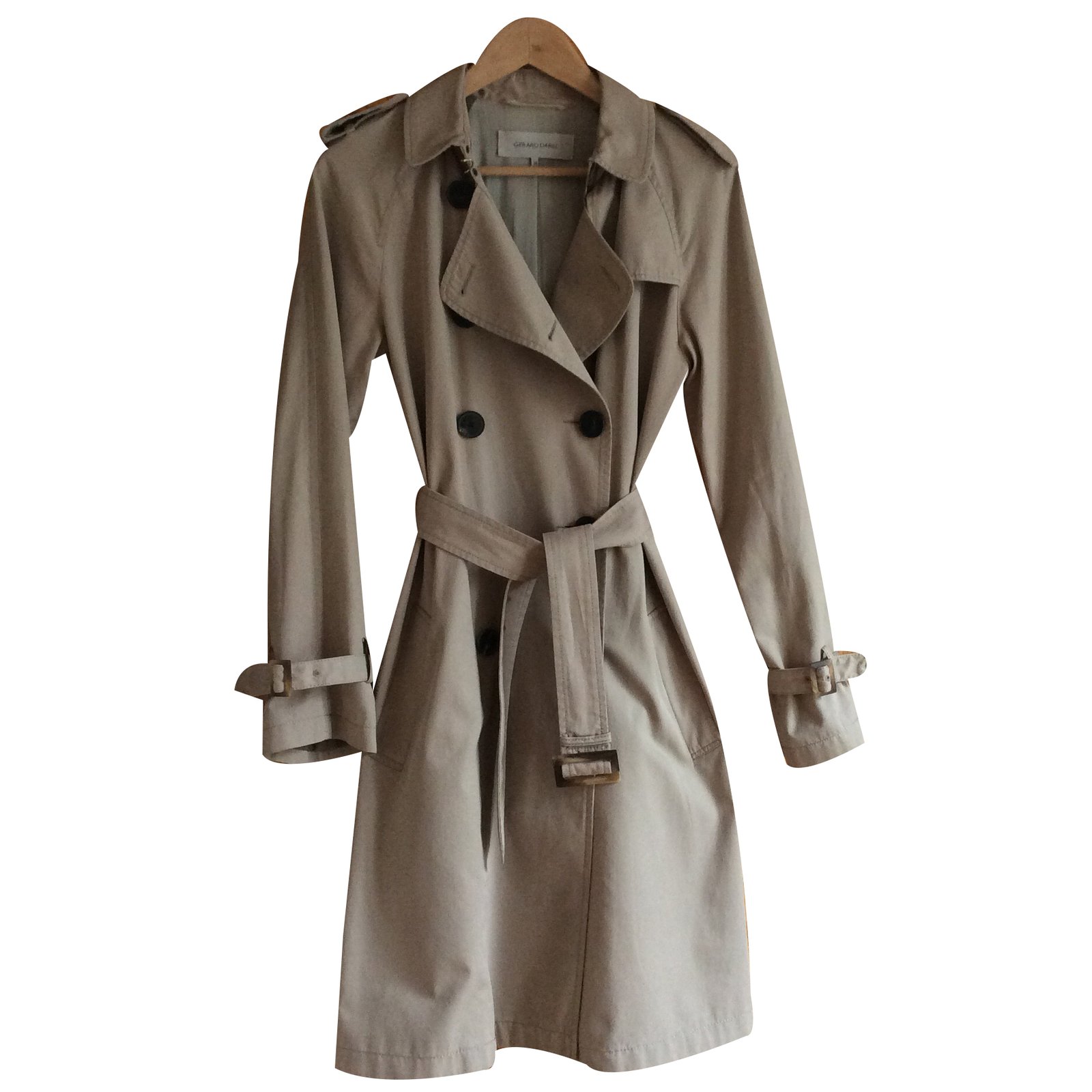 Gerard Darel Trench coat Beige Cotton ref.36368 - Joli Closet