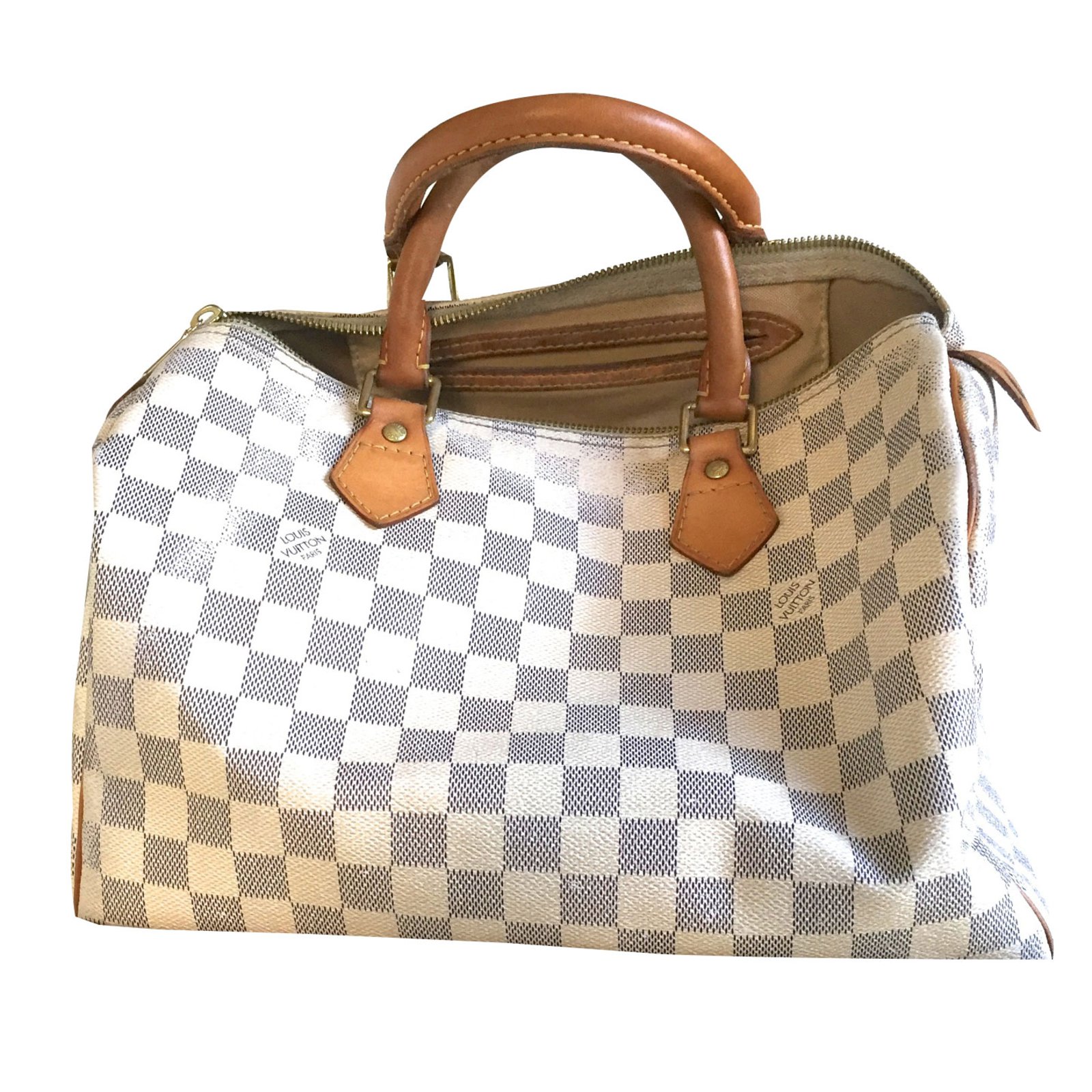 Louis Vuitton Louis Vuitton Speedy 30 damier azur Handbags Other Multiple colors ref.36705 ...