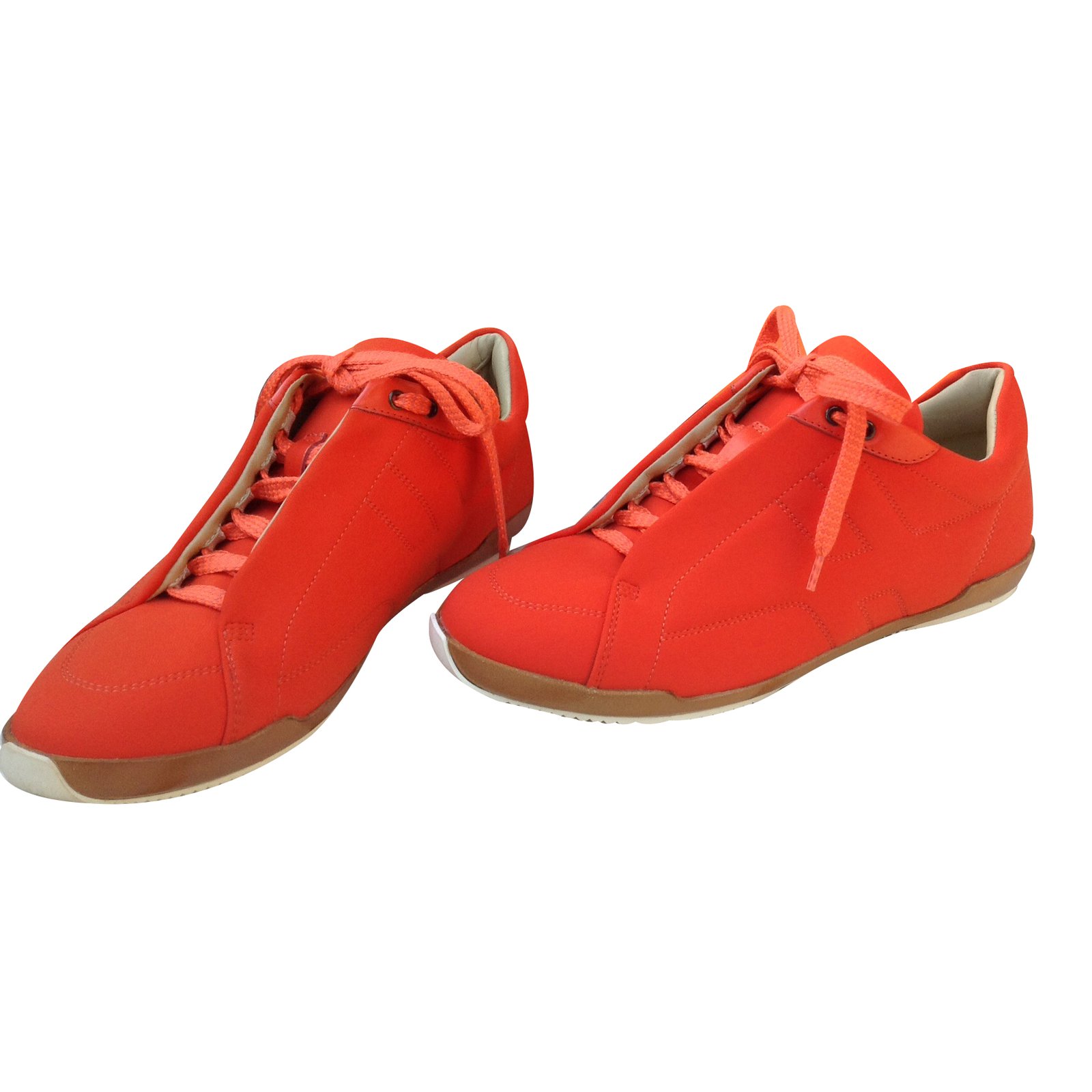 Hermès Sneakers Orange Cloth ref.36833 - Joli Closet