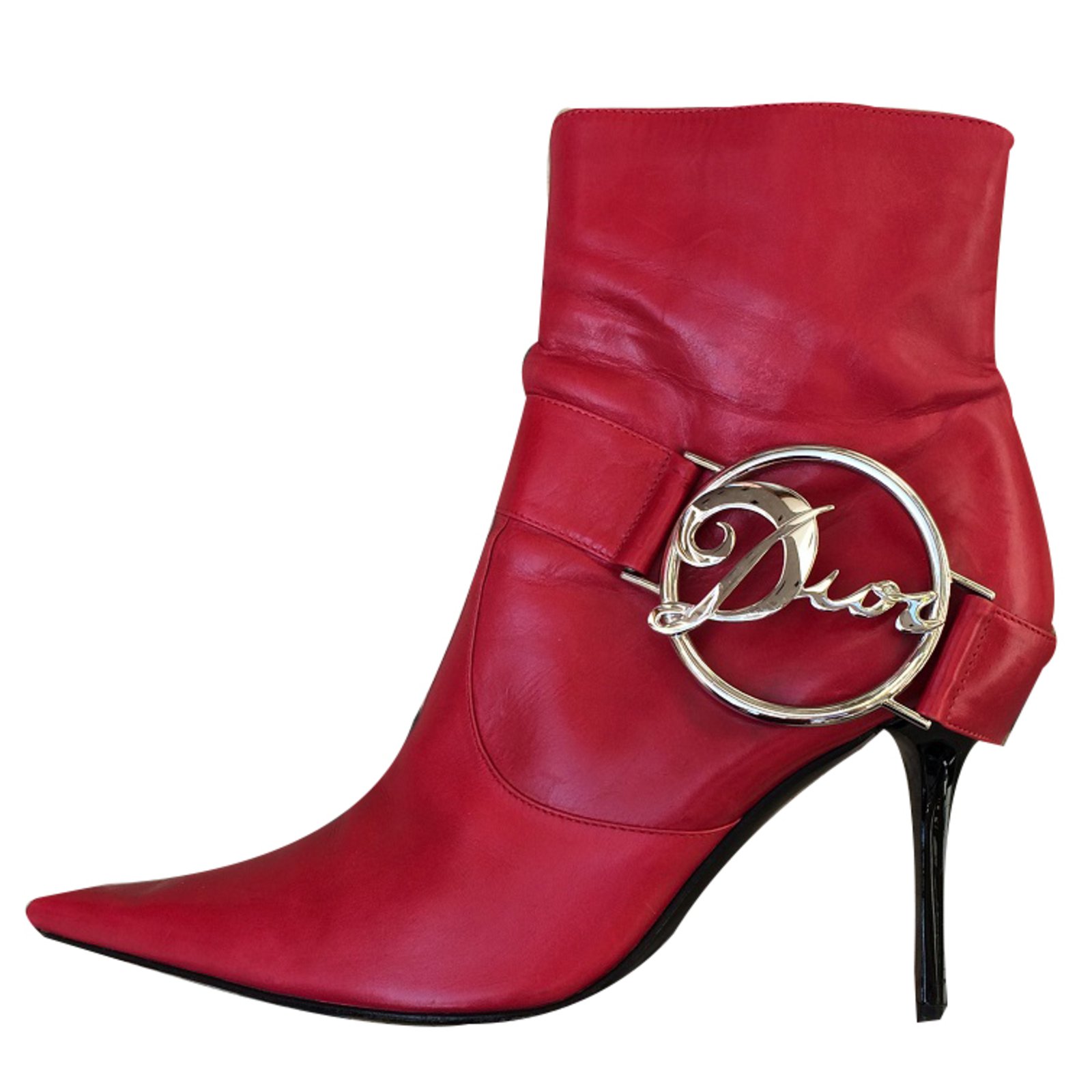 dior red boots