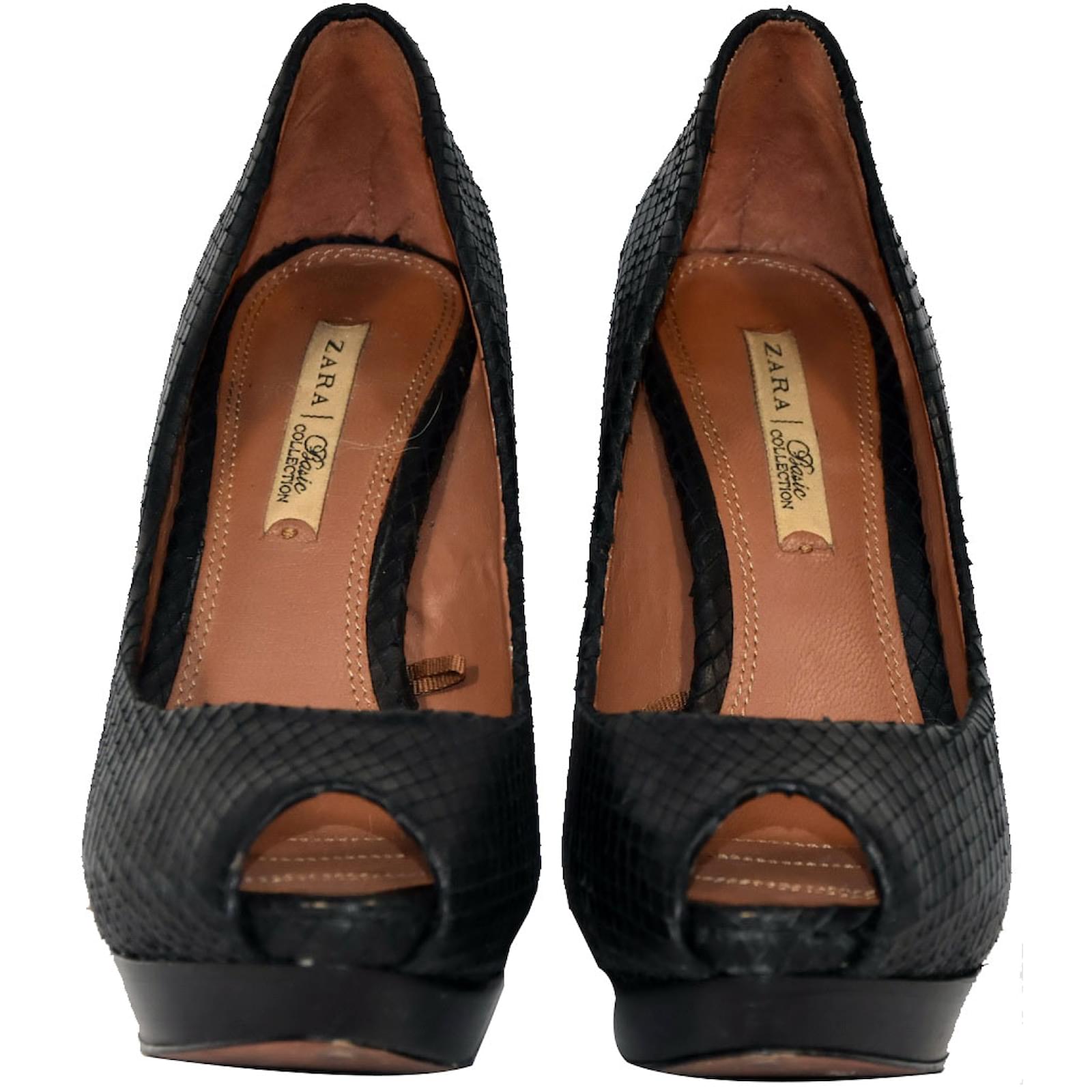 escarpins noirs zara