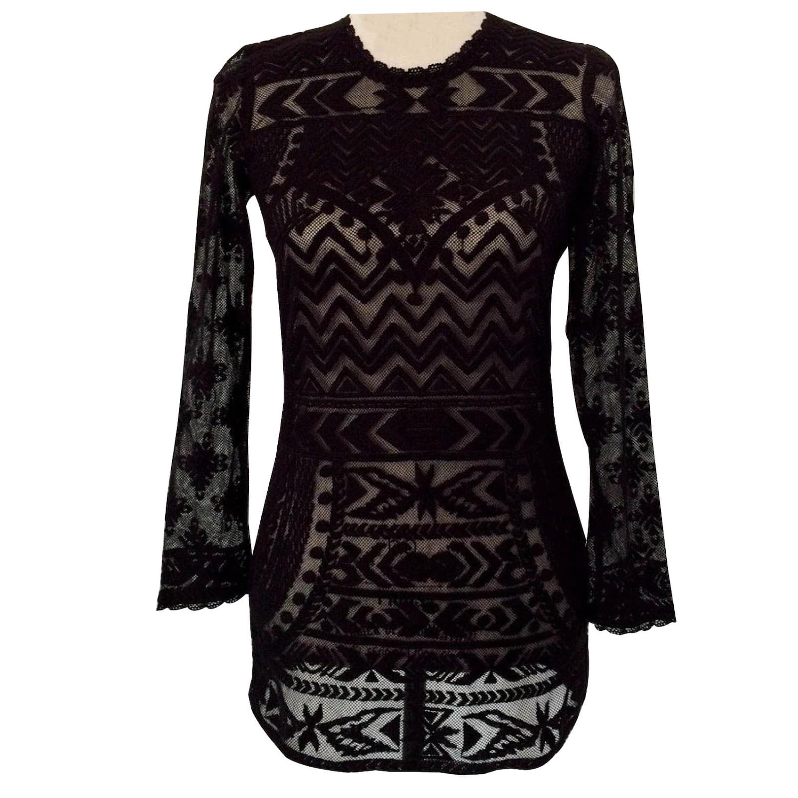 Abito Sottoveste Hm Vestito Pizzo Vestito Nero Pizzo H&m Abito