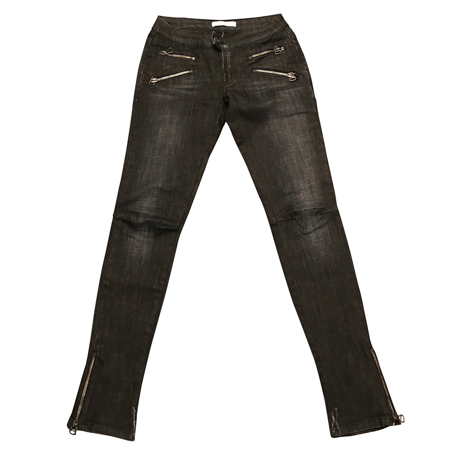 Pierre Balmain Jeans Grey Cotton ref.38161 - Joli Closet