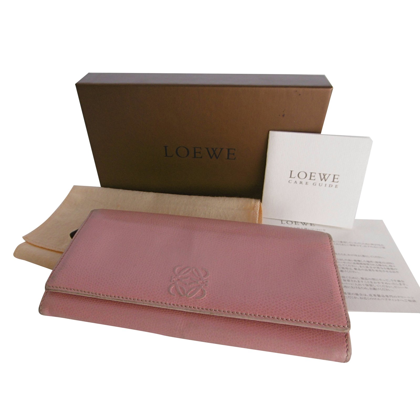 Loewe Loewe Long Leather Wallet Wallets 