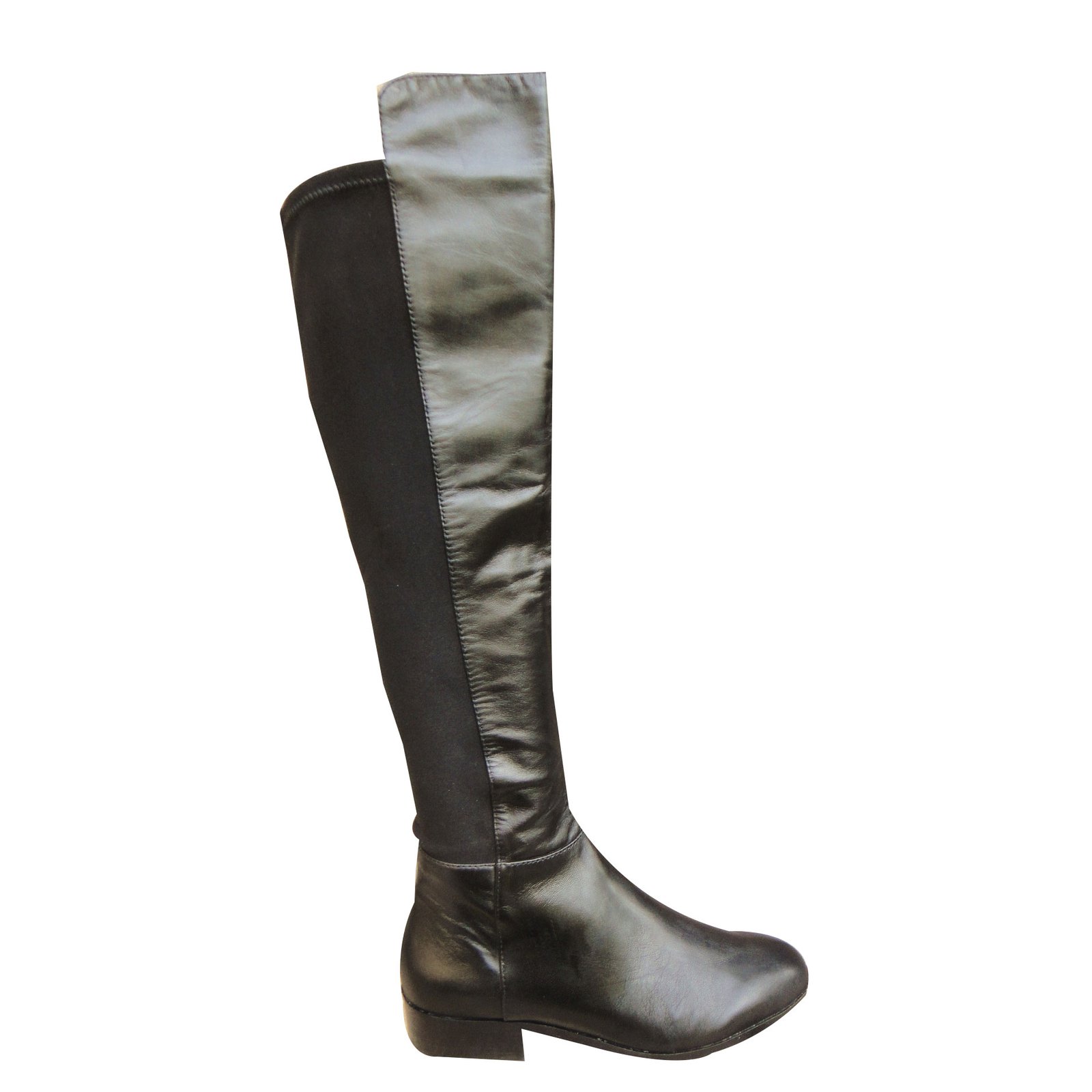 michael kors black leather boots